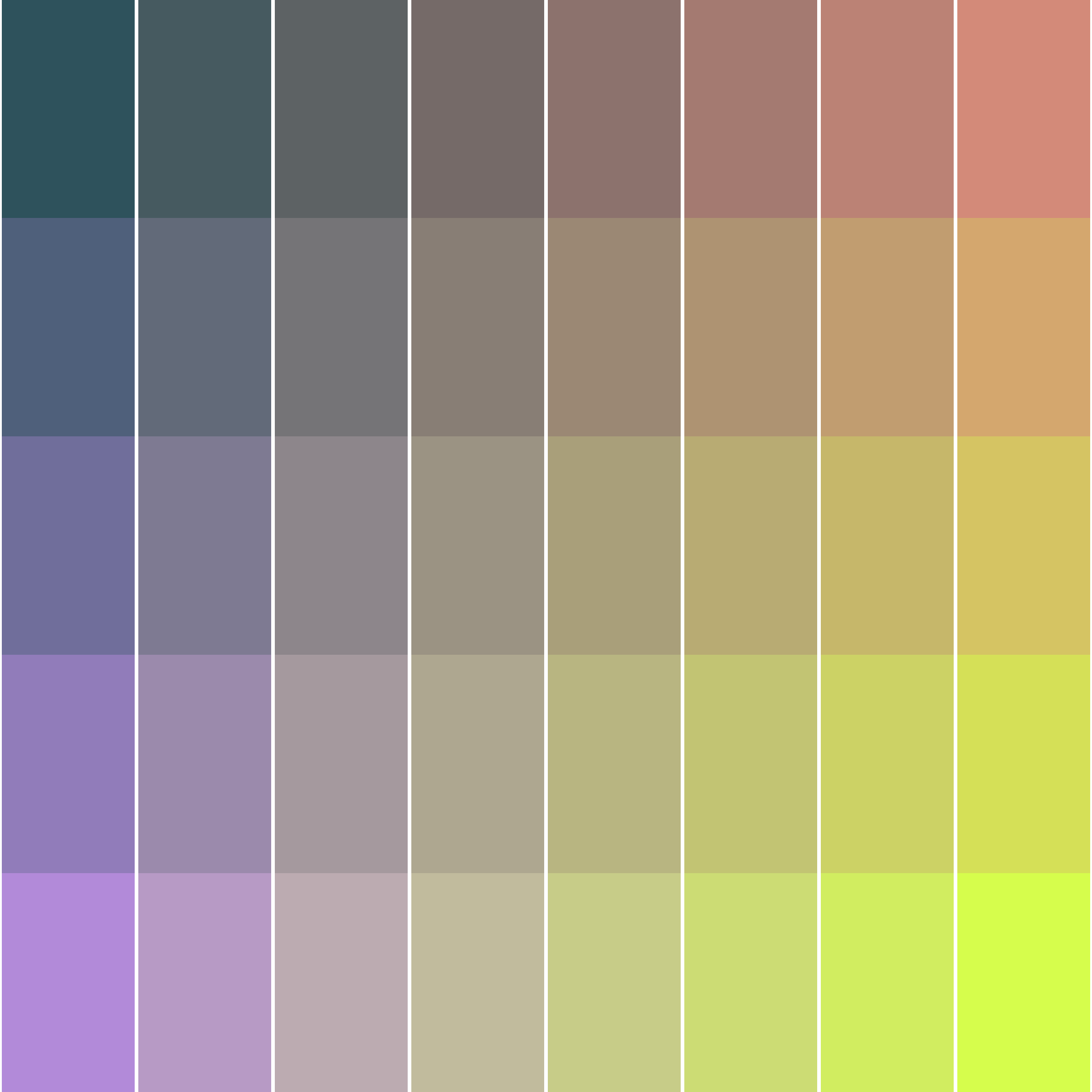 Art Blocks - Art Blocks v2 - Color Study #1538 - NFT # 16001538