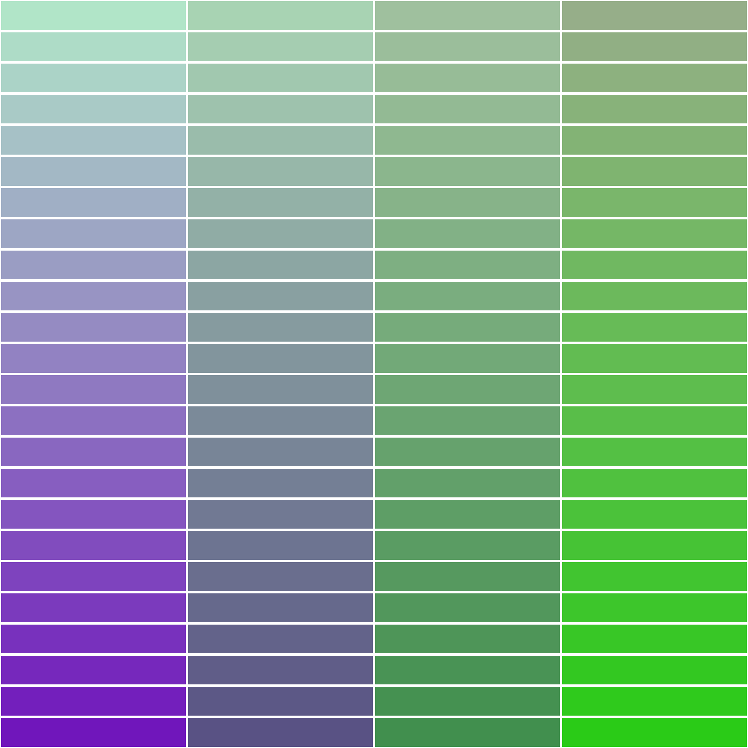 Art Blocks - Art Blocks v2 - Color Study #1552 - NFT # 16001552