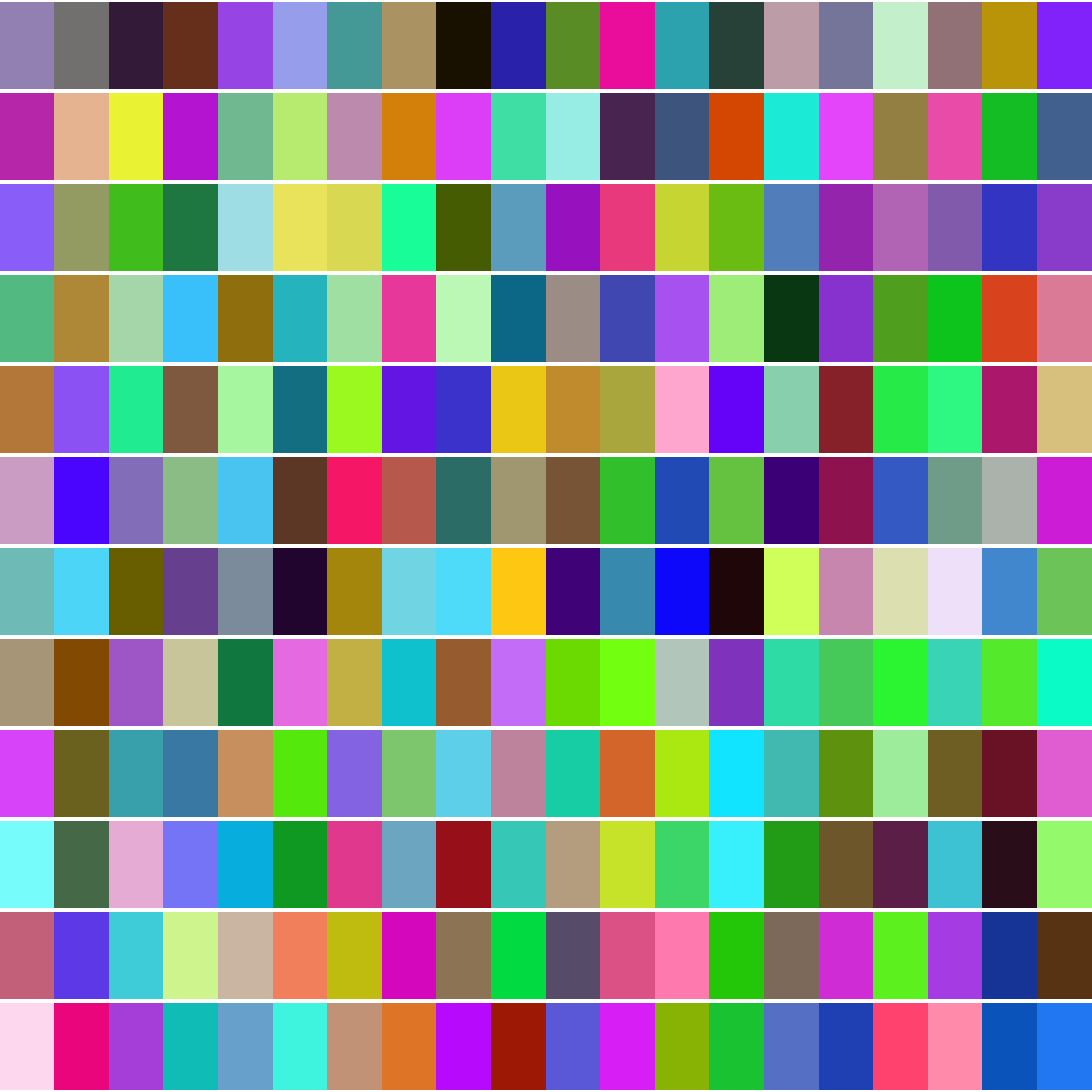 Art Blocks - Art Blocks v2 - Color Study #1556 - NFT # 16001556