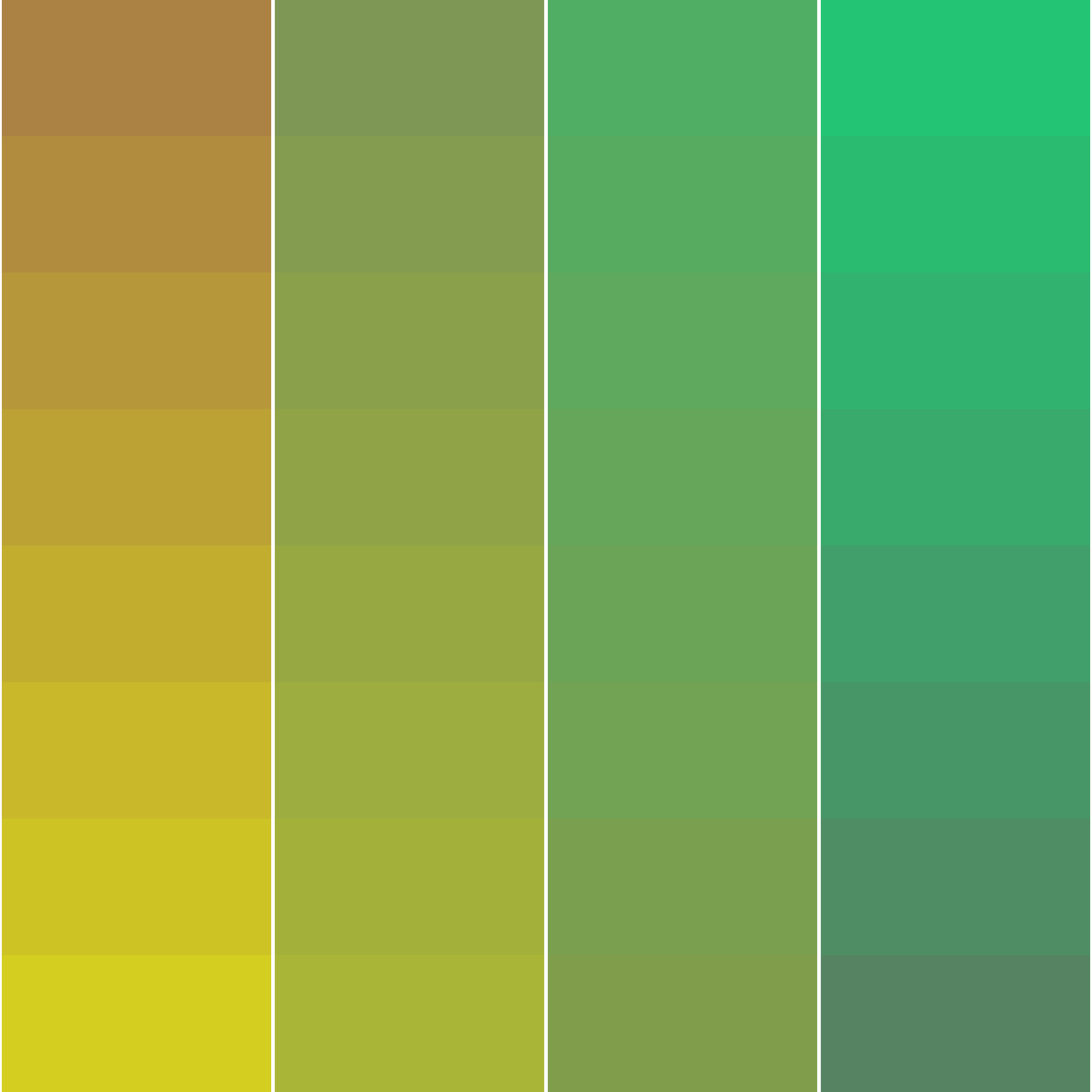 Art Blocks - Art Blocks v2 - Color Study #1558 - NFT # 16001558