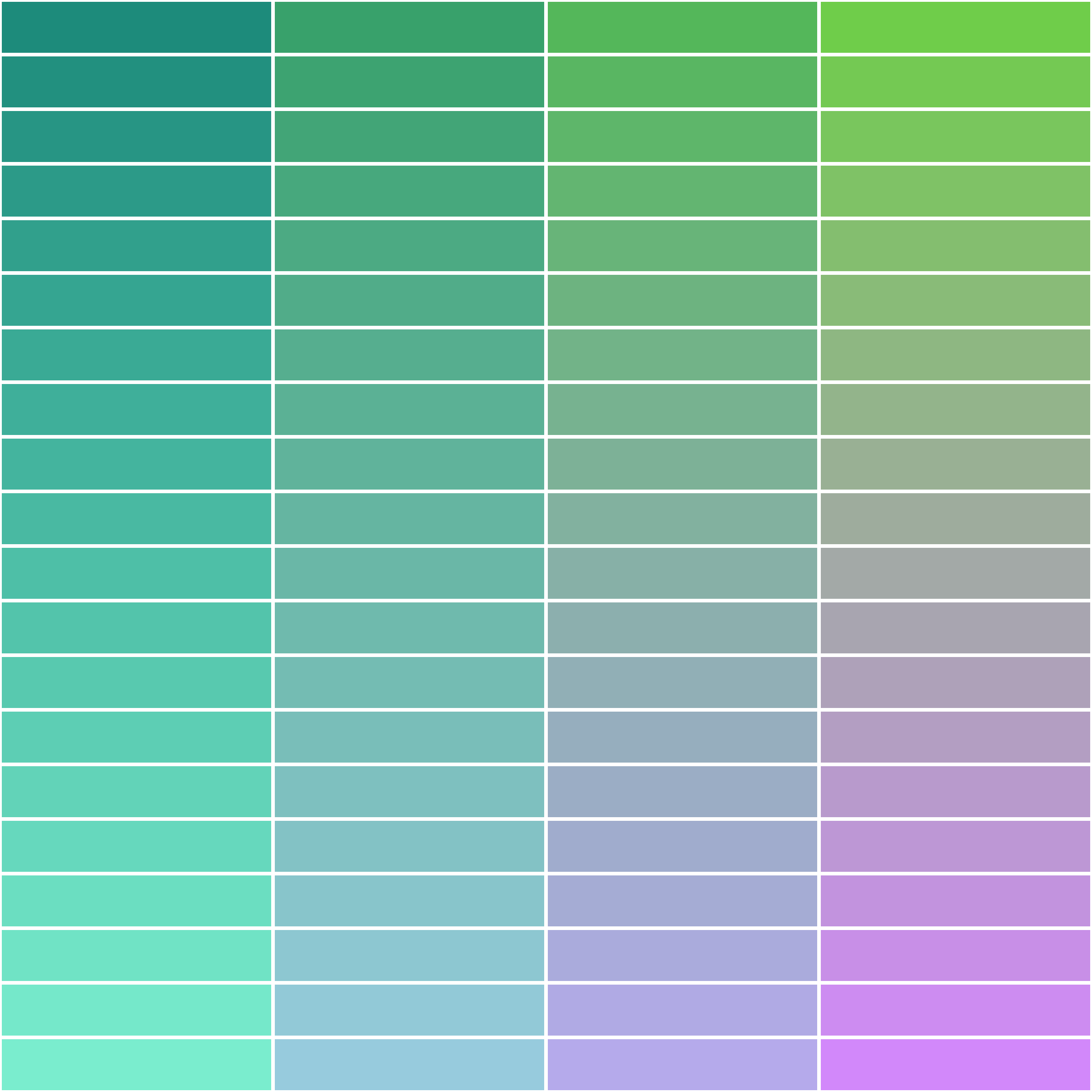 Art Blocks - Art Blocks v2 - Color Study #1561 - NFT # 16001561