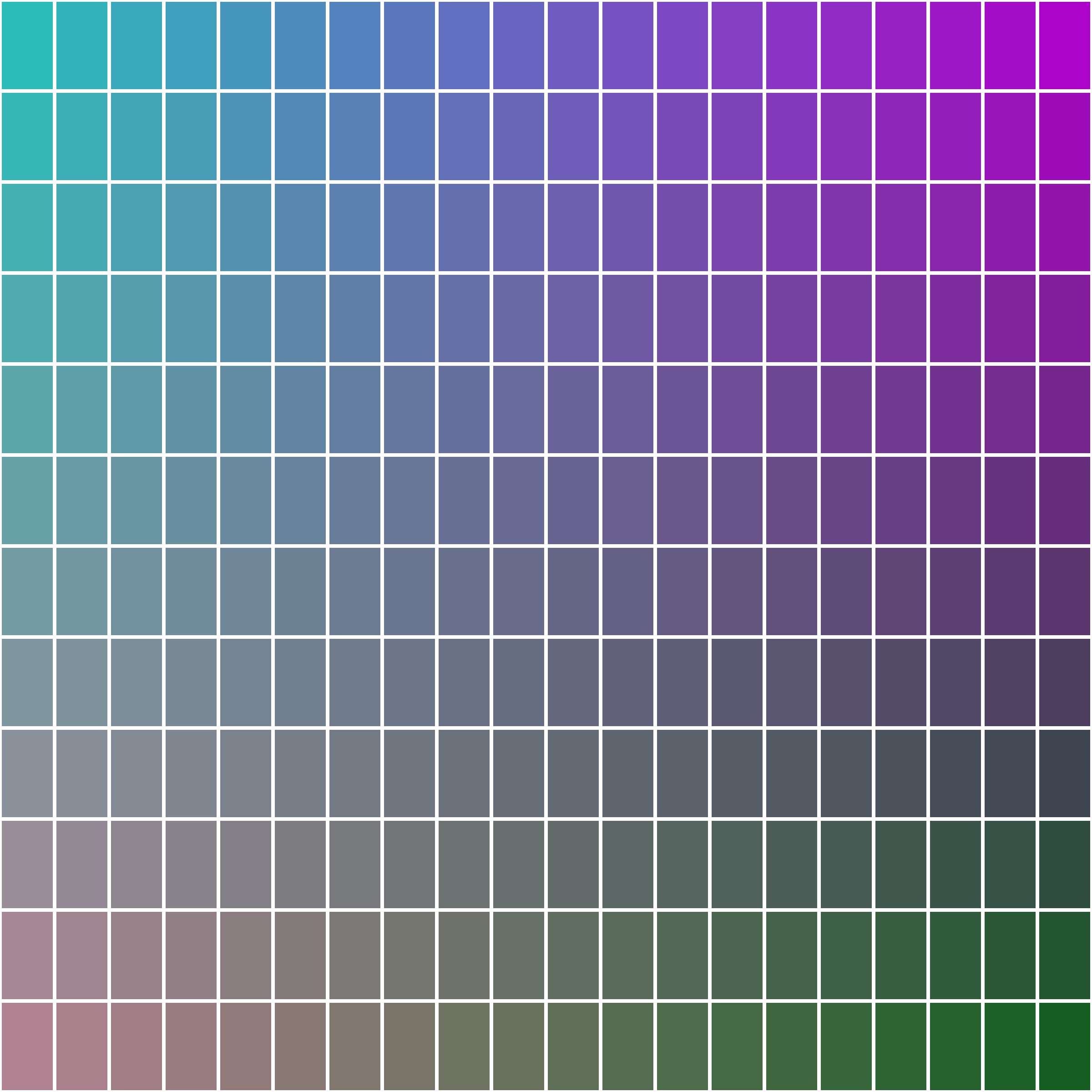 Art Blocks - Art Blocks v2 - Color Study #1601 - NFT # 16001601