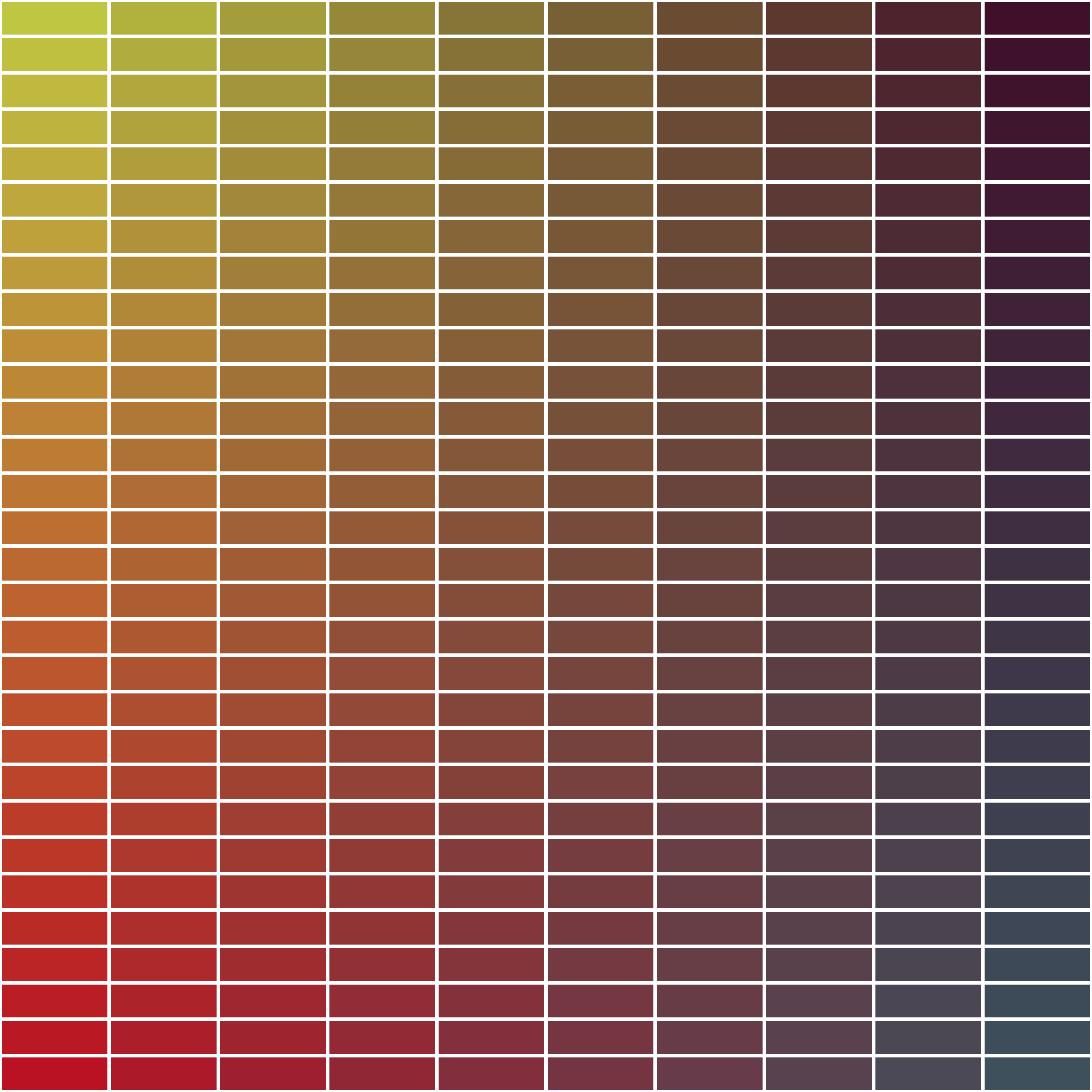 Art Blocks - Art Blocks v2 - Color Study #1610 - NFT # 16001610