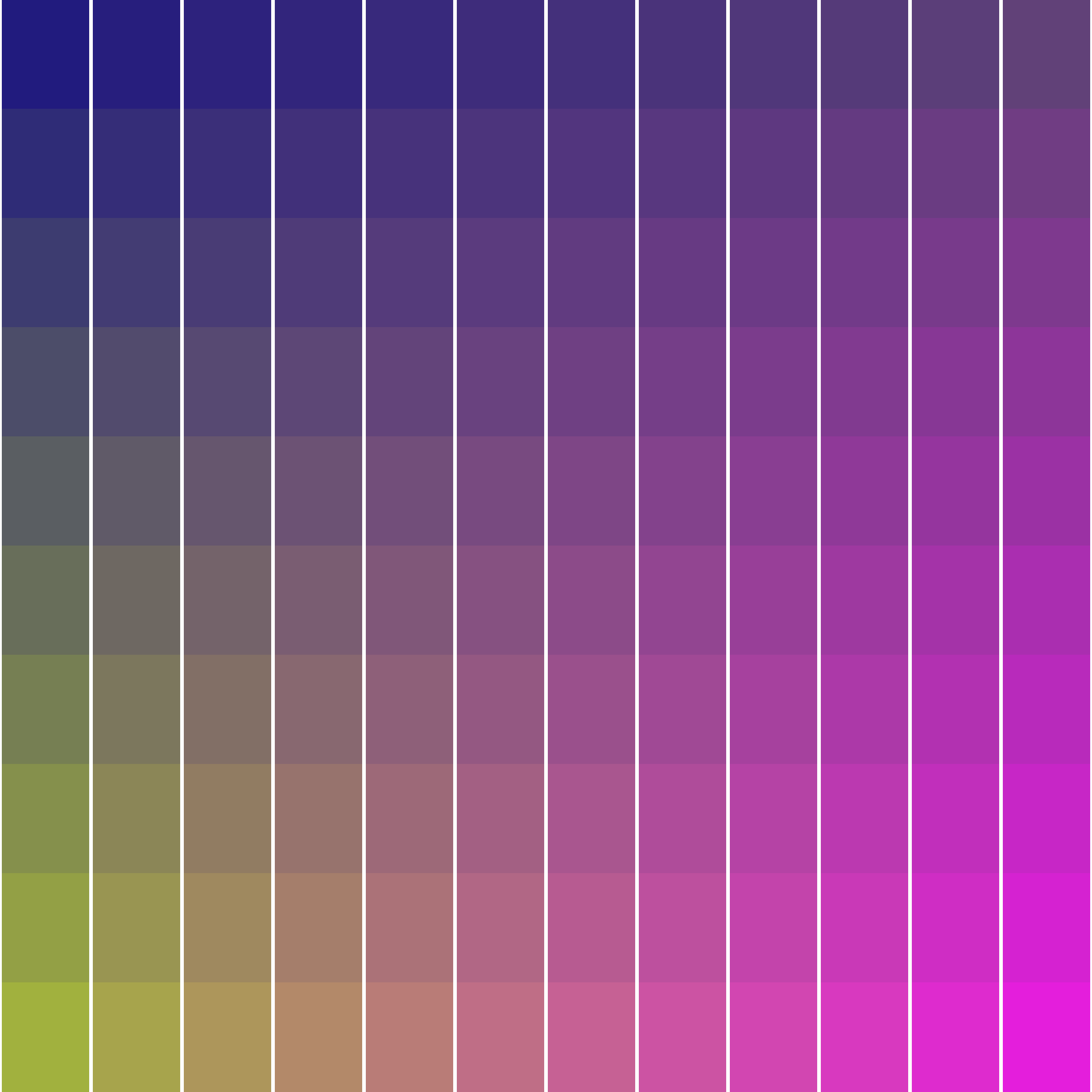 Art Blocks - Art Blocks v2 - Color Study #1670 - NFT # 16001670