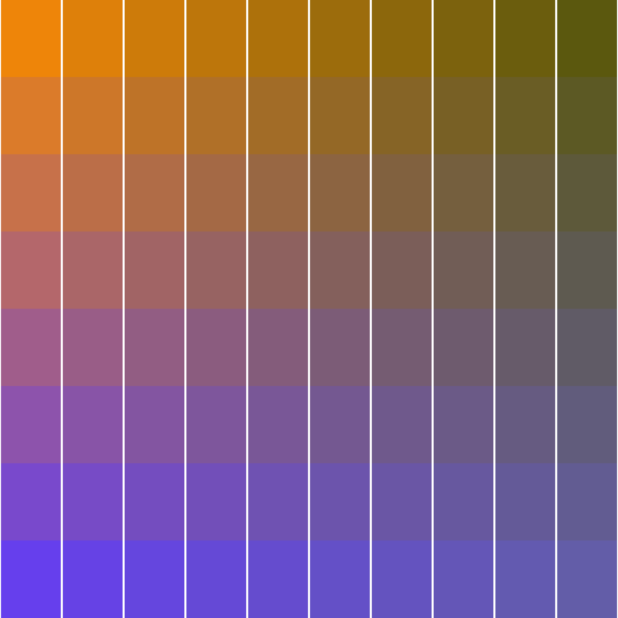 Art Blocks - Art Blocks v2 - Color Study #1710 - NFT # 16001710