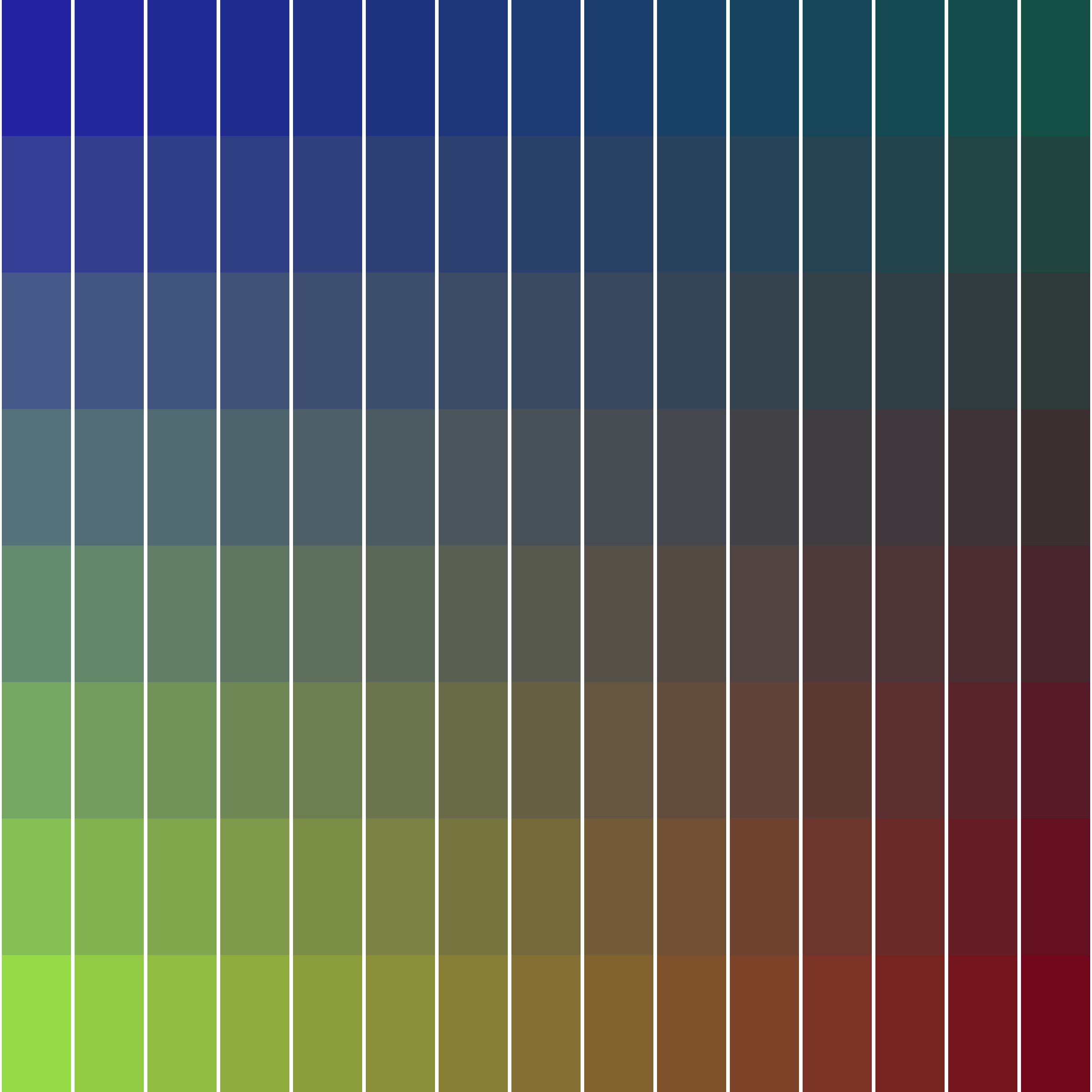 Art Blocks - Art Blocks v2 - Color Study #1837 - NFT # 16001837