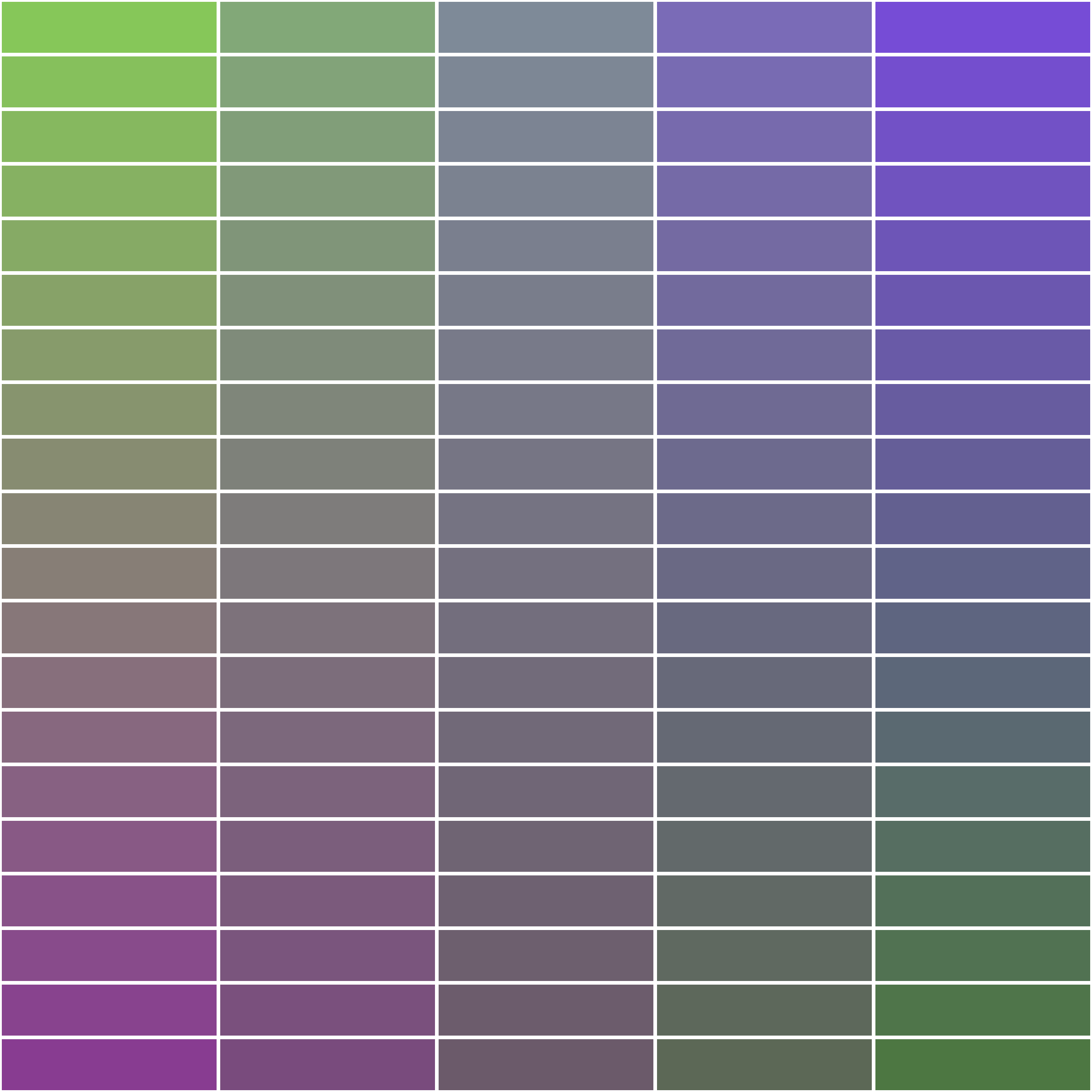 Art Blocks - Art Blocks v2 - Color Study #1909 - NFT # 16001909