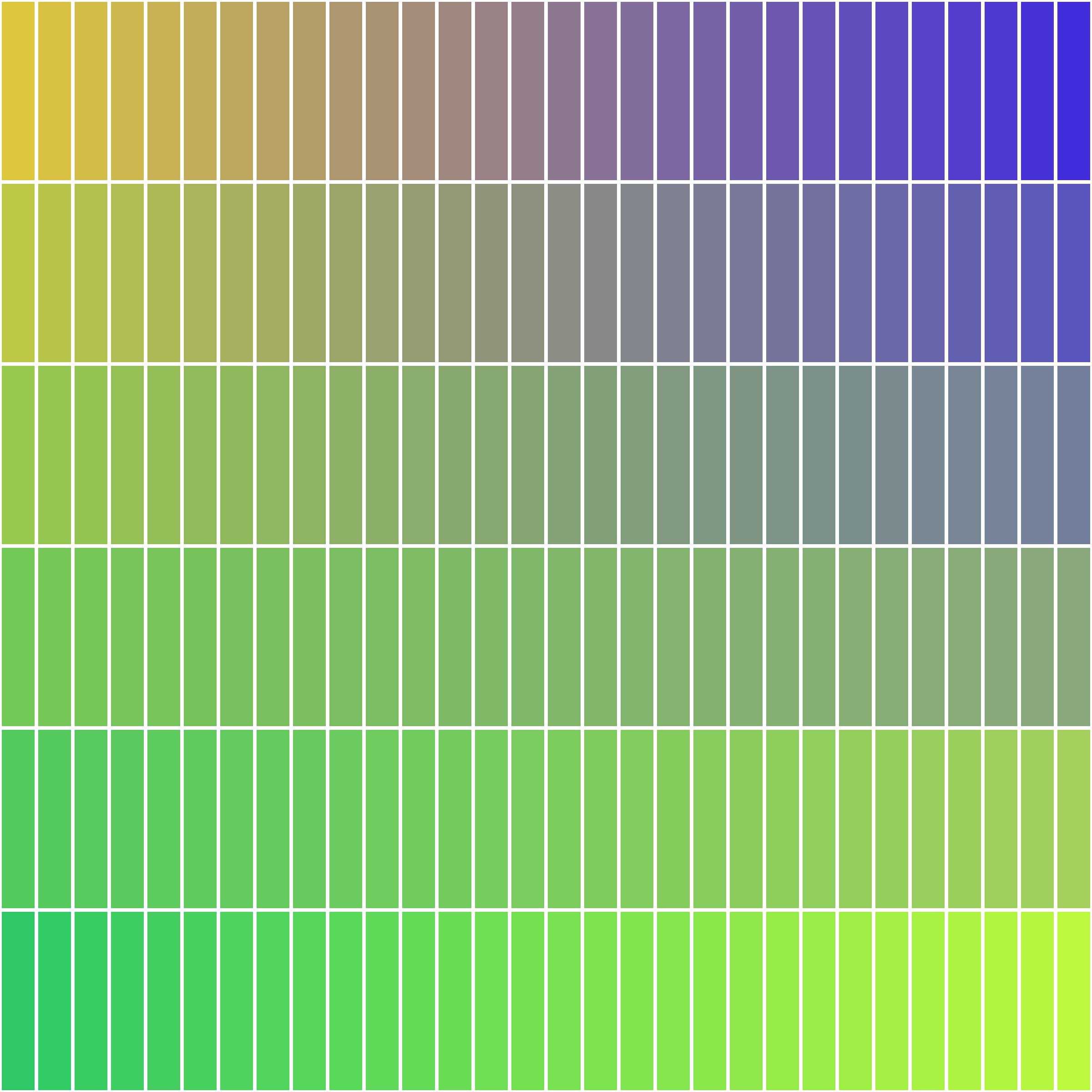 Art Blocks - Art Blocks v2 - Color Study #1911 - NFT # 16001911