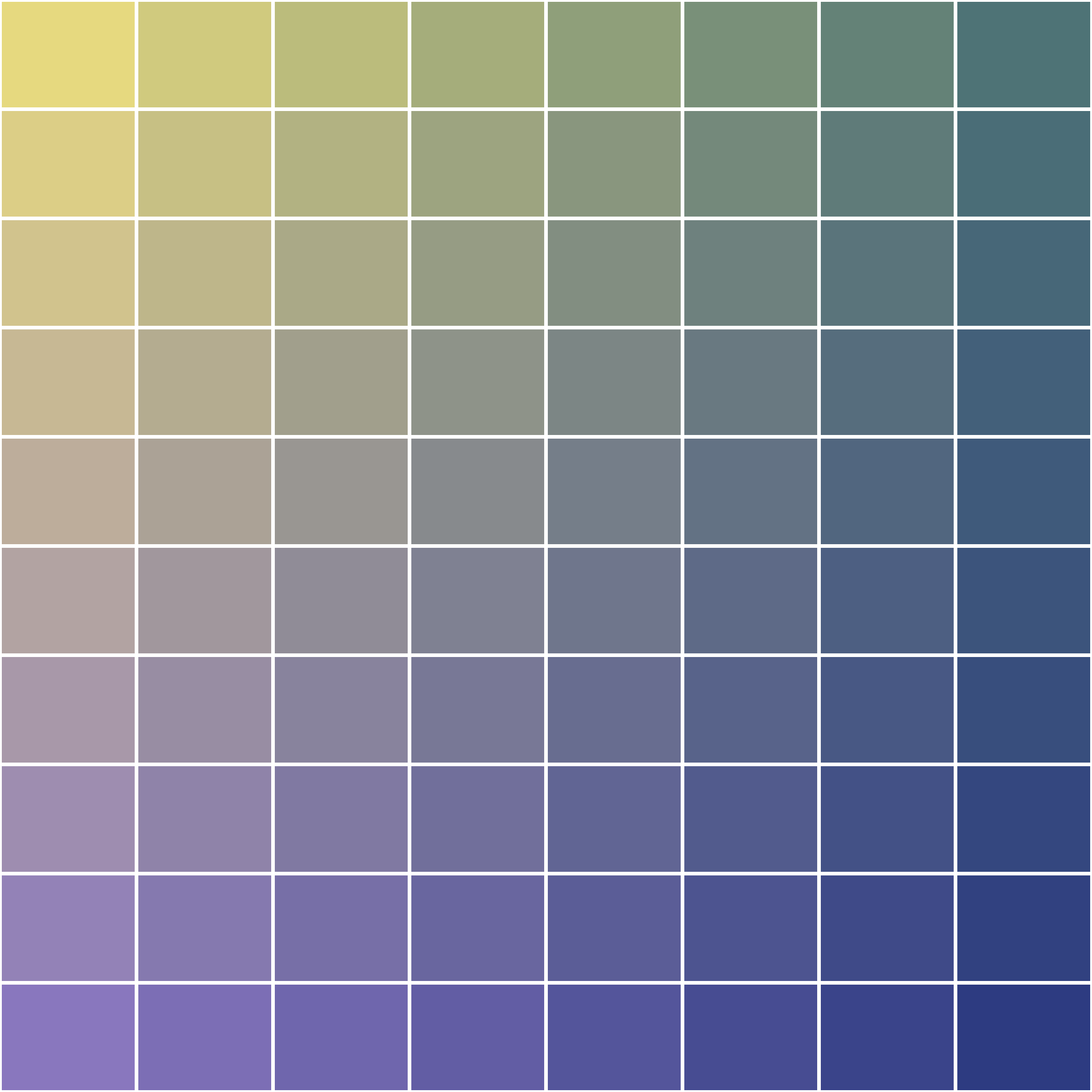 Art Blocks - Art Blocks v2 - Color Study #1912 - NFT # 16001912