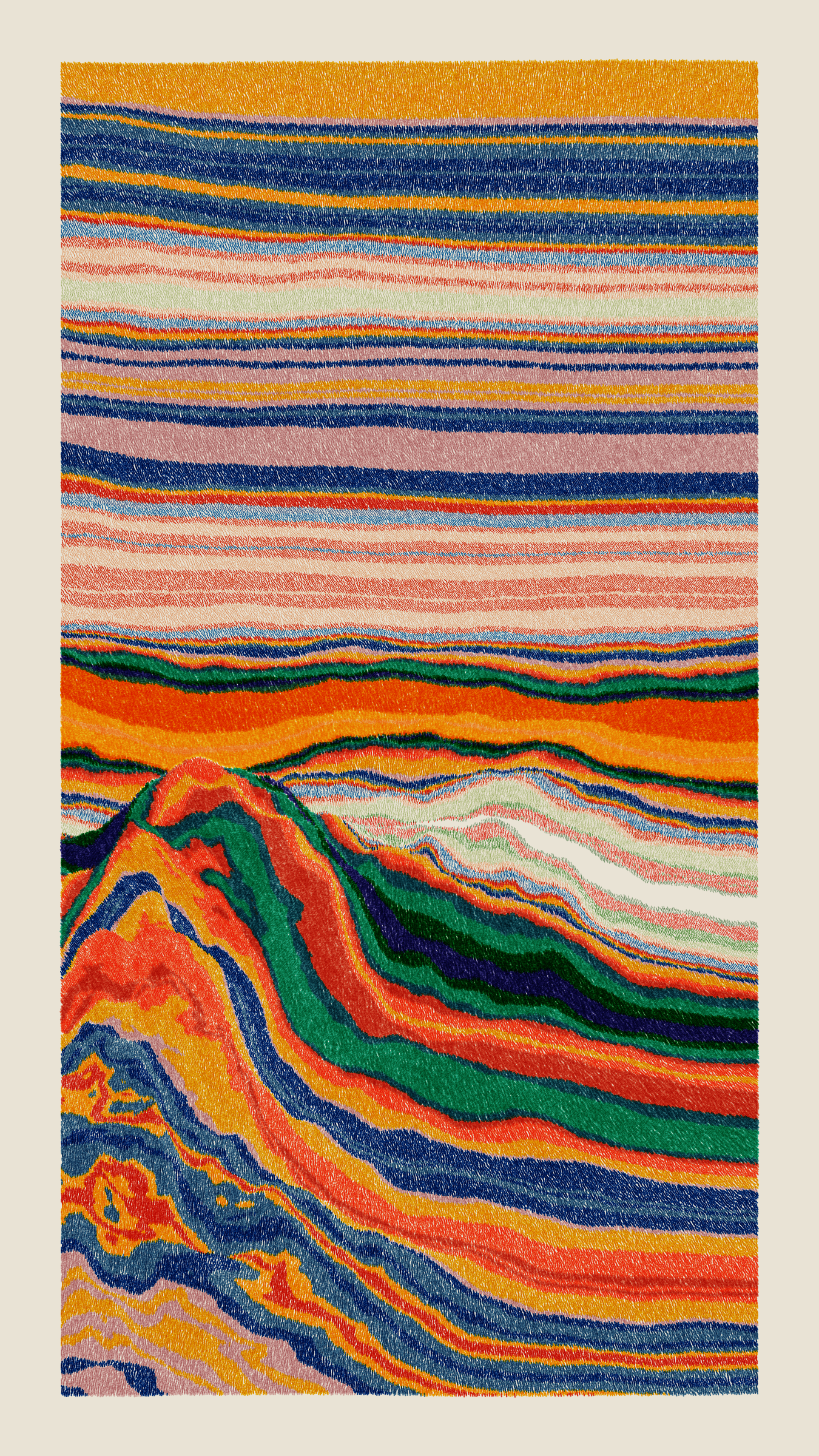 Art Blocks - Art Blocks v2 - Meridian #6 - NFT # 163000006