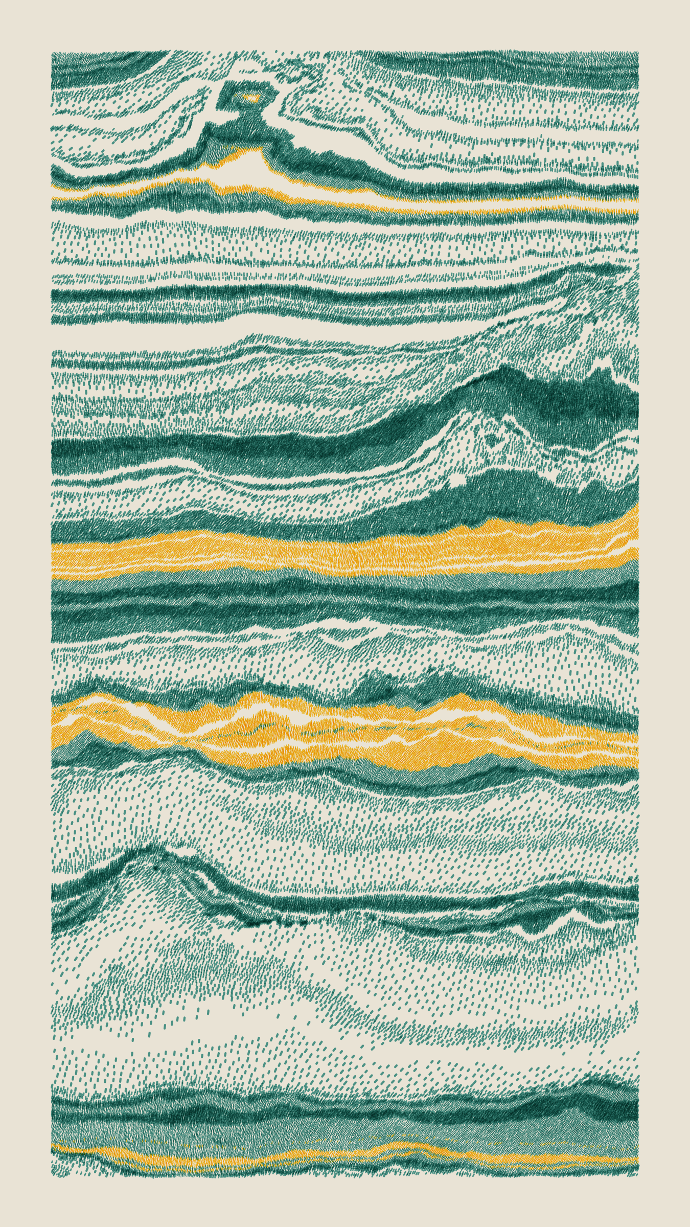 Art Blocks - Art Blocks v2 - Meridian #8 - NFT # 163000008