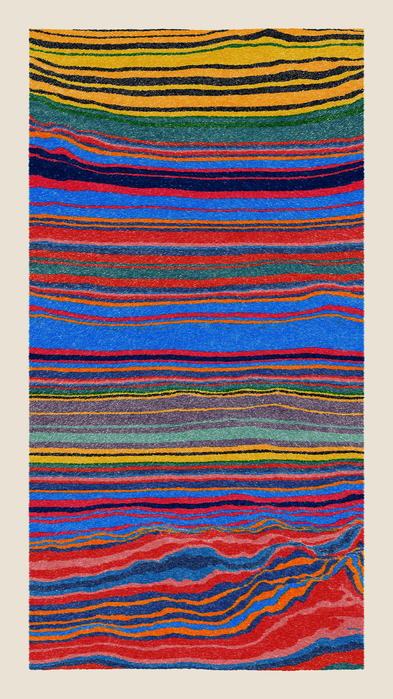 Art Blocks - Art Blocks v2 - Meridian #34 - NFT # 163000034