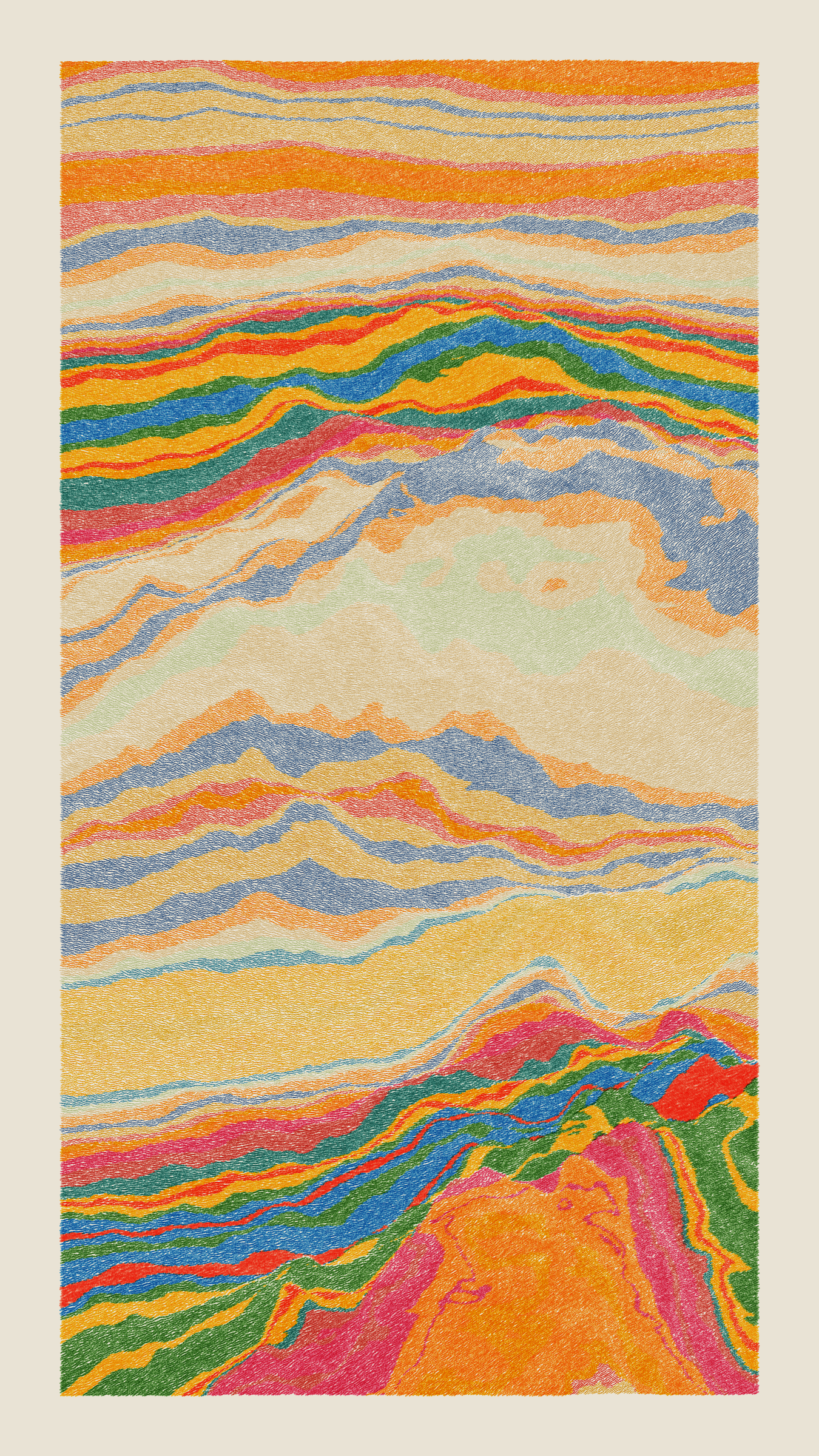 Art Blocks - Art Blocks v2 - Meridian #37 - NFT # 163000037