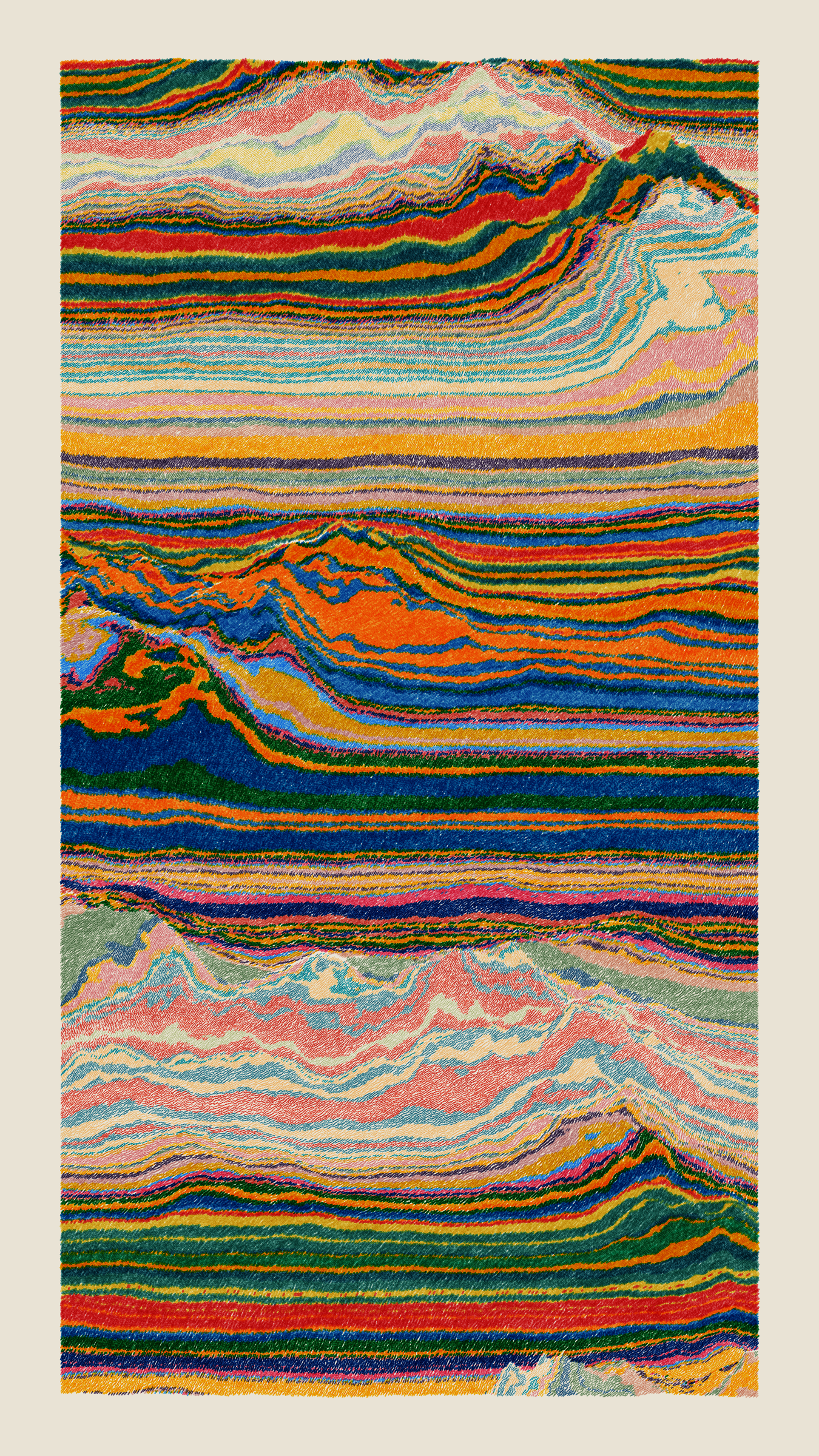 Art Blocks - Art Blocks v2 - Meridian #39 - NFT # 163000039