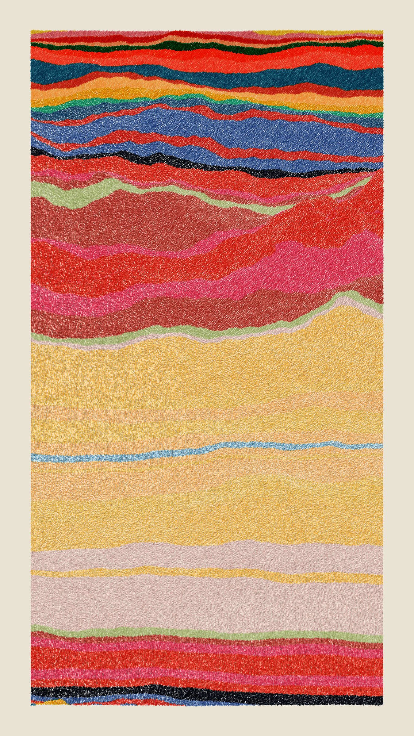 Art Blocks - Art Blocks v2 - Meridian #48 - NFT # 163000048