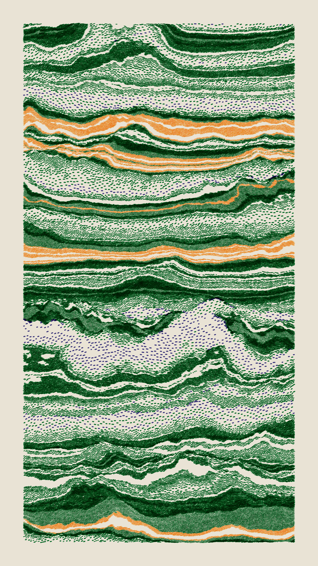 Art Blocks - Art Blocks v2 - Meridian #50 - NFT # 163000050