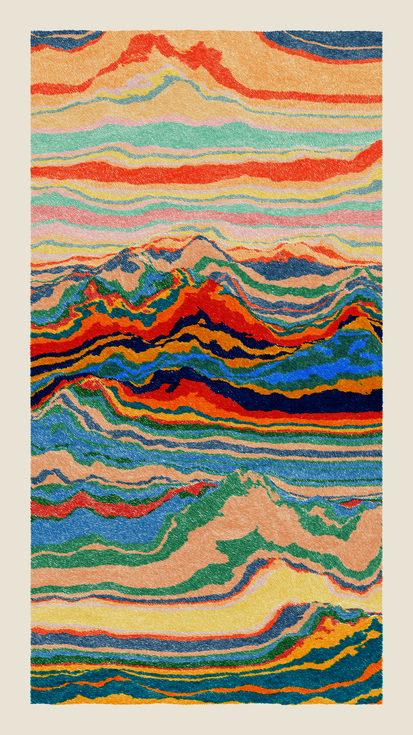 Art Blocks - Art Blocks v2 - Meridian #54 - NFT # 163000054