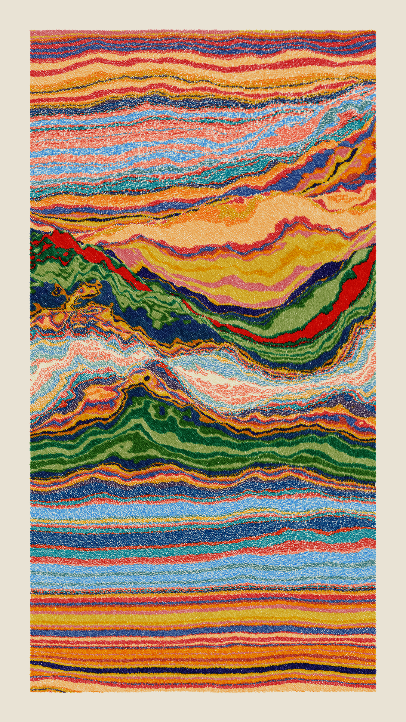 Art Blocks - Art Blocks v2 - Meridian #55 - NFT # 163000055