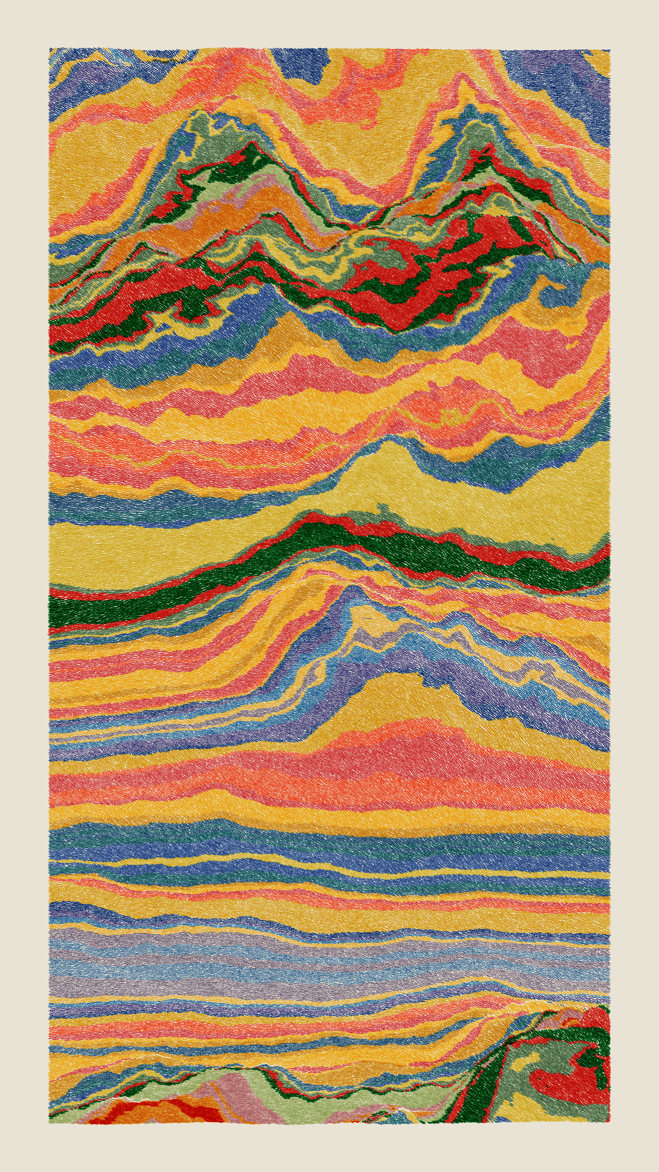 Art Blocks - Art Blocks v2 - Meridian #60 - NFT # 163000060