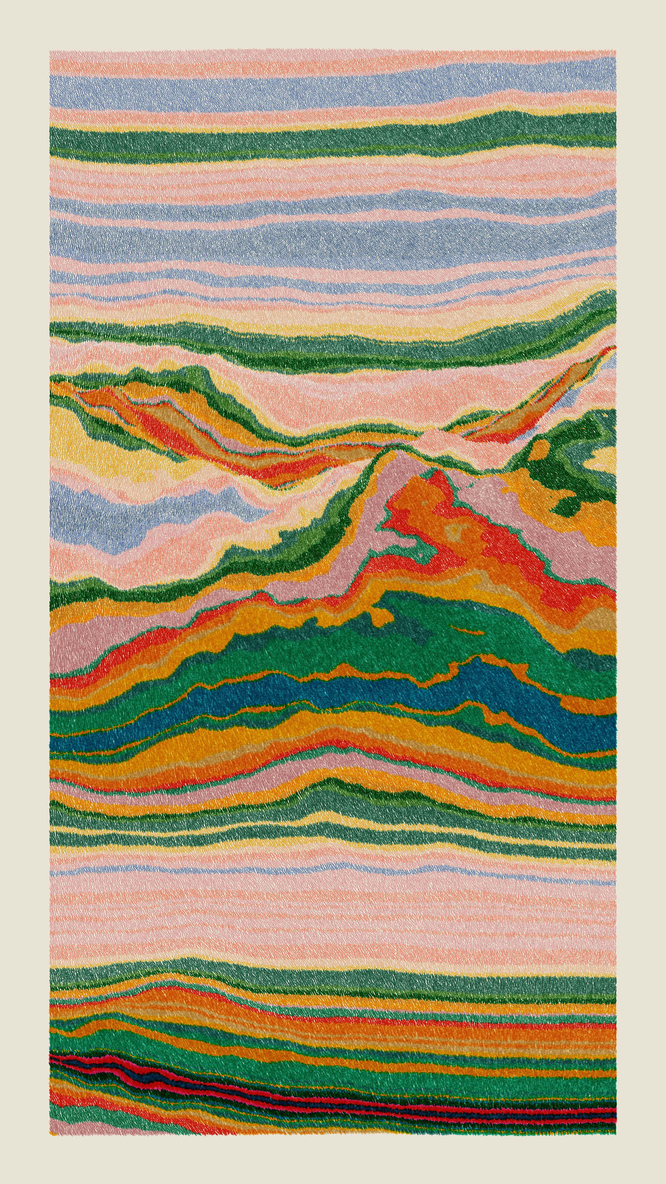 Art Blocks - Art Blocks v2 - Meridian #69 - NFT # 163000069