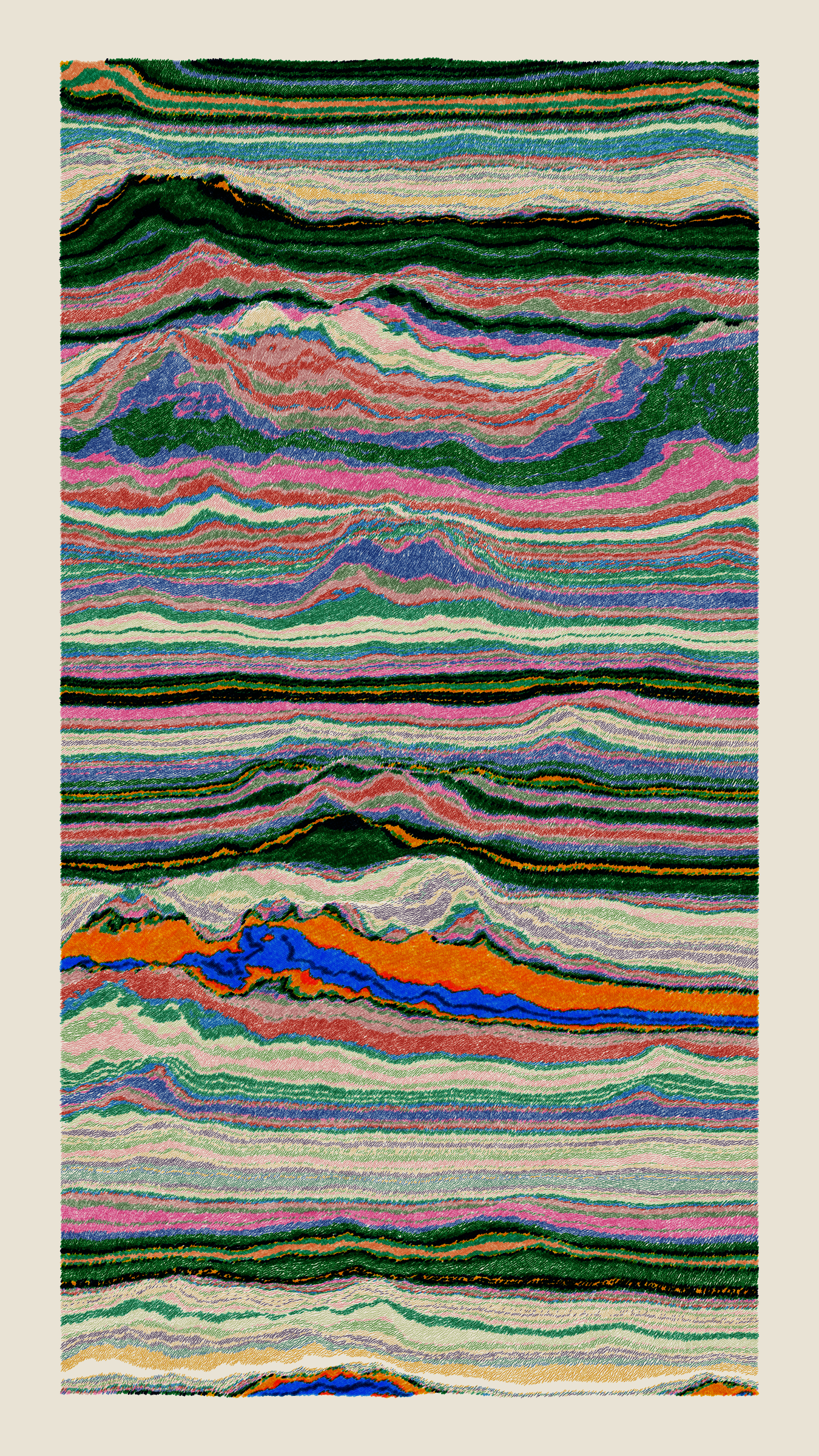 Art Blocks - Art Blocks v2 - Meridian #72 - NFT # 163000072