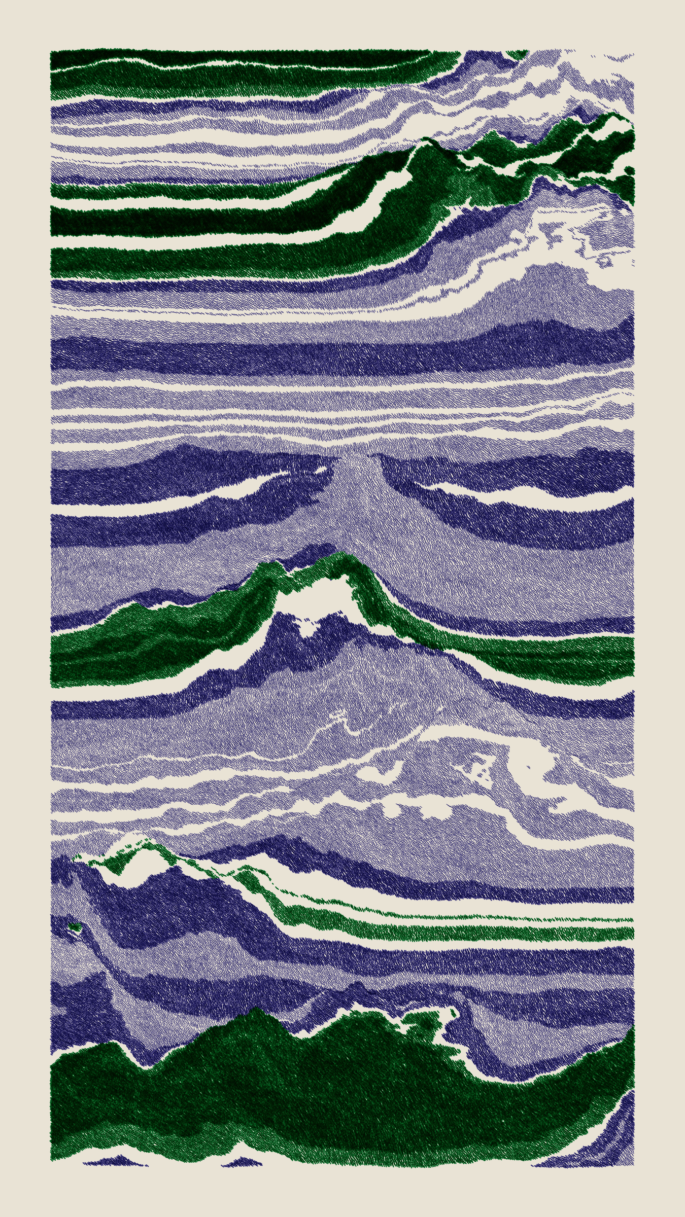 Art Blocks - Art Blocks v2 - Meridian #76 - NFT # 163000076