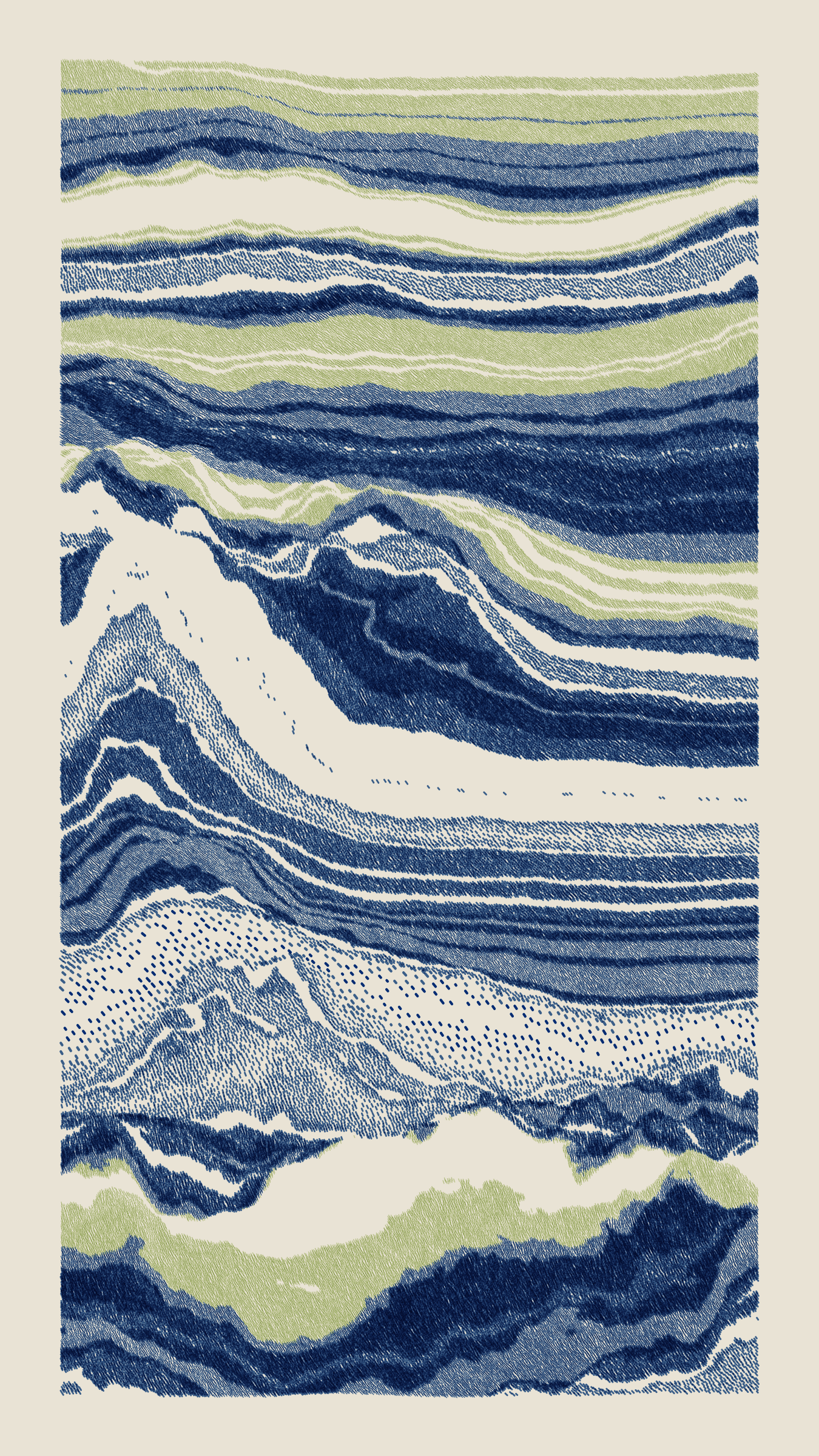 Art Blocks - Art Blocks v2 - Meridian #84 - NFT # 163000084