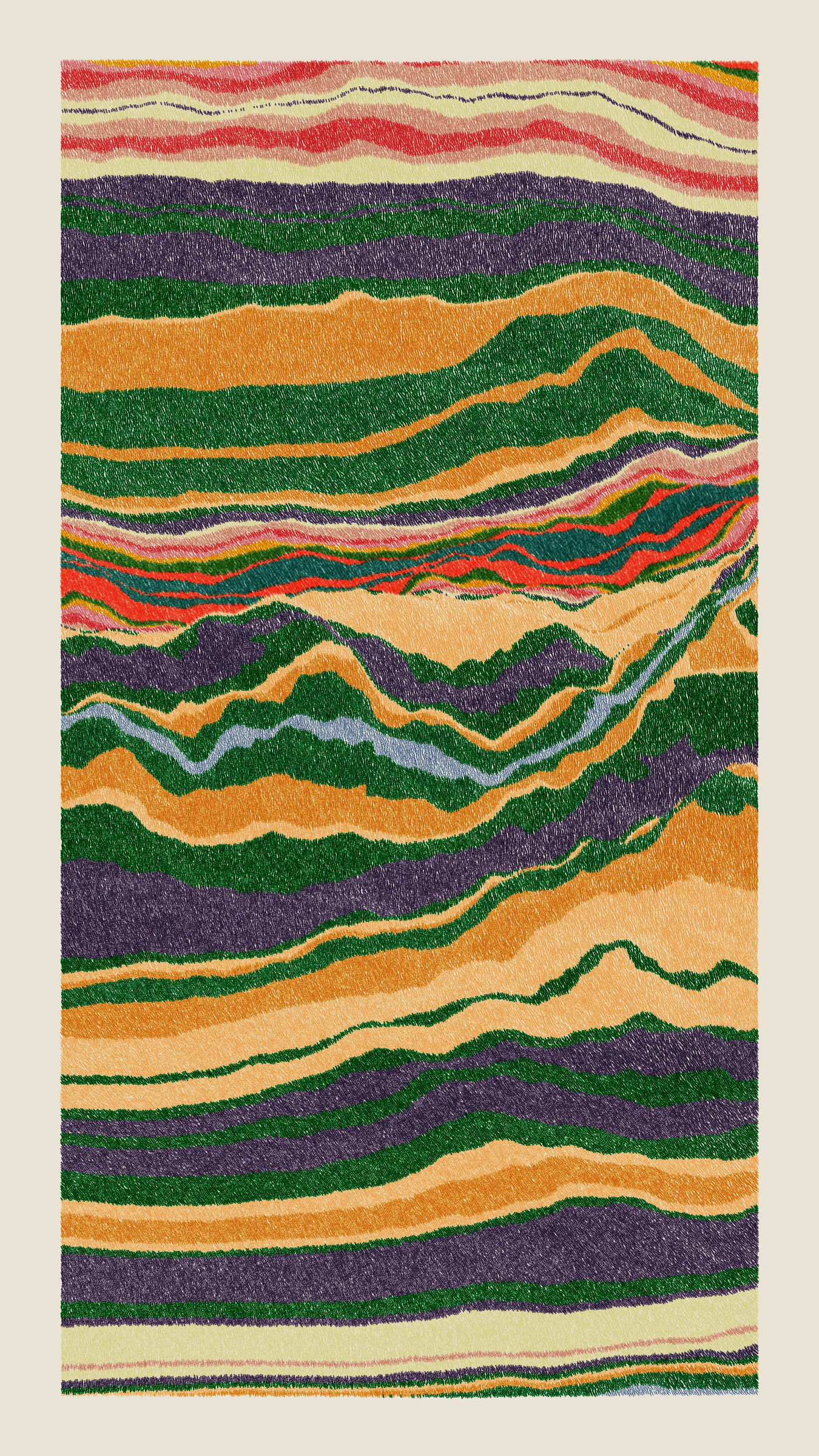 Art Blocks - Art Blocks v2 - Meridian #92 - NFT # 163000092