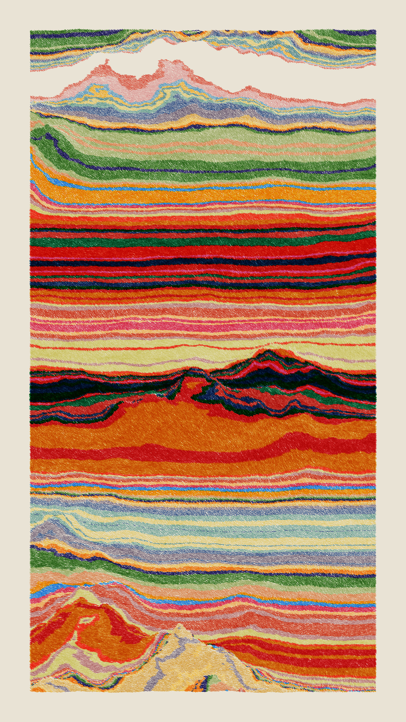 Art Blocks - Art Blocks v2 - Meridian #94 - NFT # 163000094