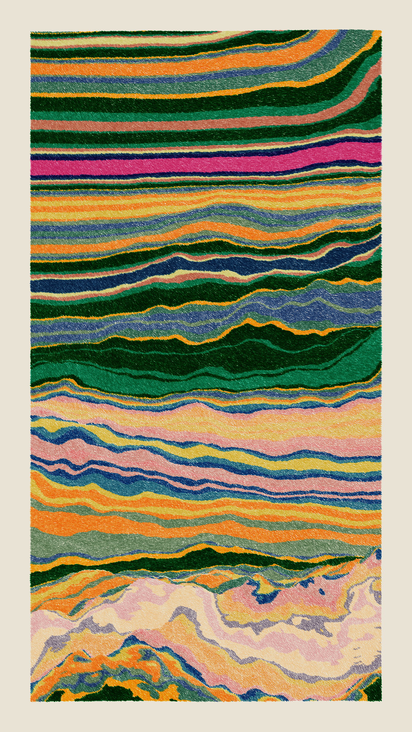 Art Blocks - Art Blocks v2 - Meridian #121 - NFT # 163000121