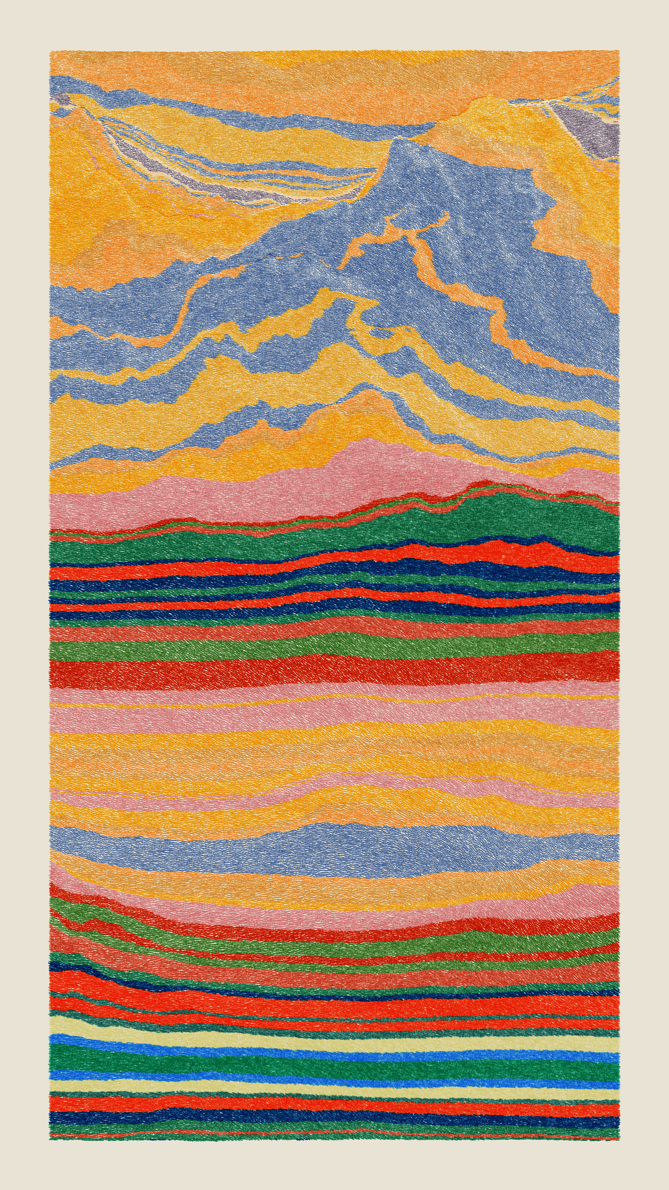 Art Blocks - Art Blocks v2 - Meridian #157 - NFT # 163000157