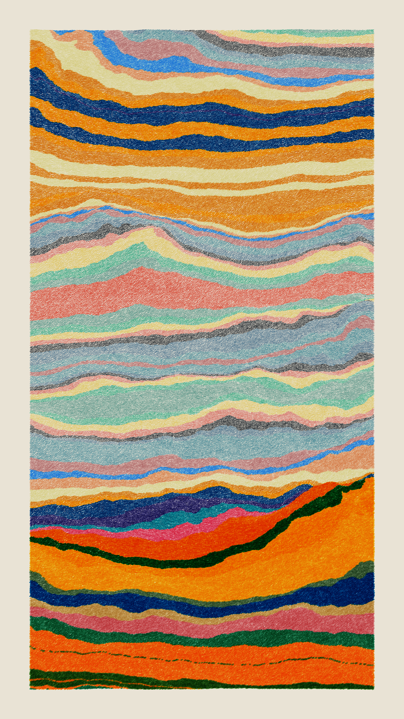 Art Blocks - Art Blocks v2 - Meridian #173 - NFT # 163000173