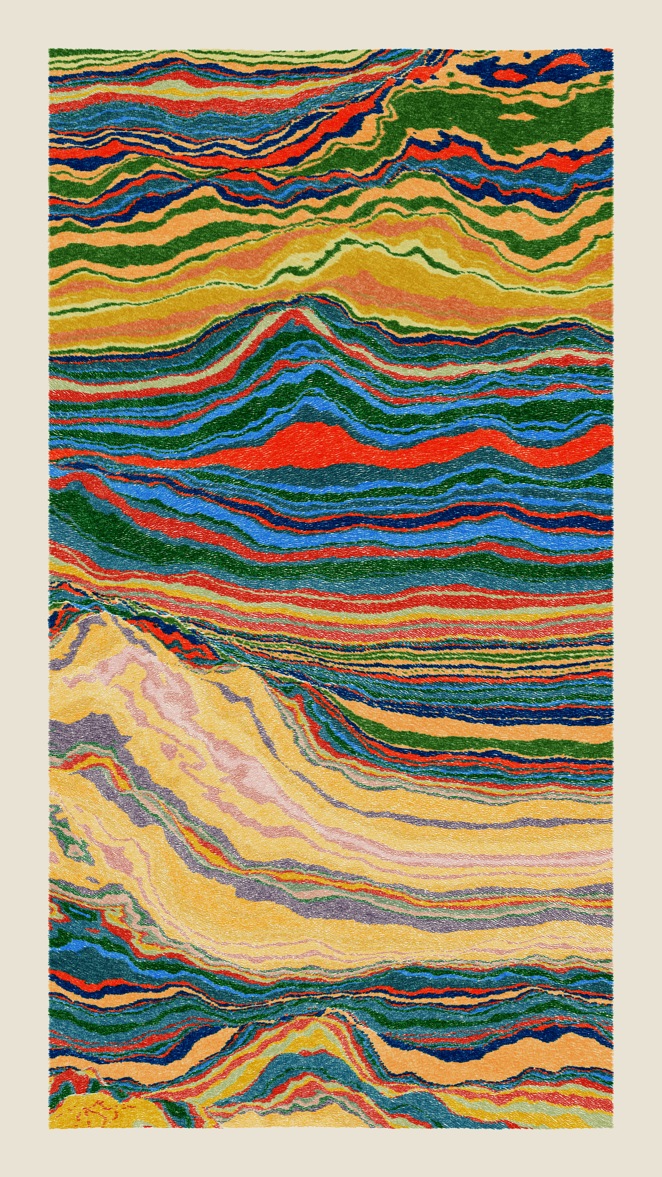 Art Blocks - Art Blocks v2 - Meridian #176 - NFT # 163000176