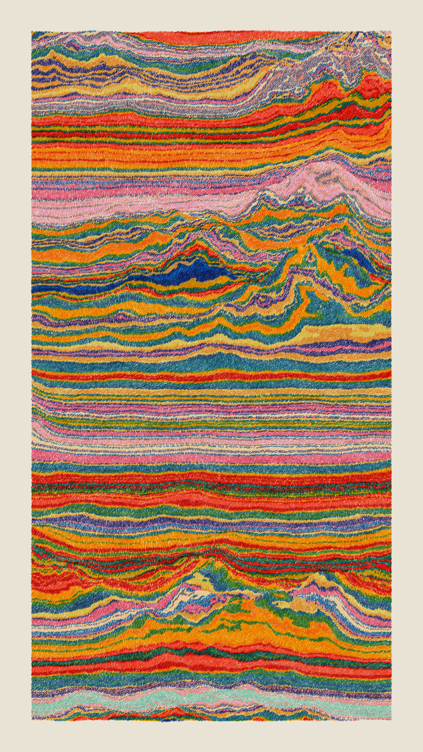 Art Blocks - Art Blocks v2 - Meridian #184 - NFT # 163000184