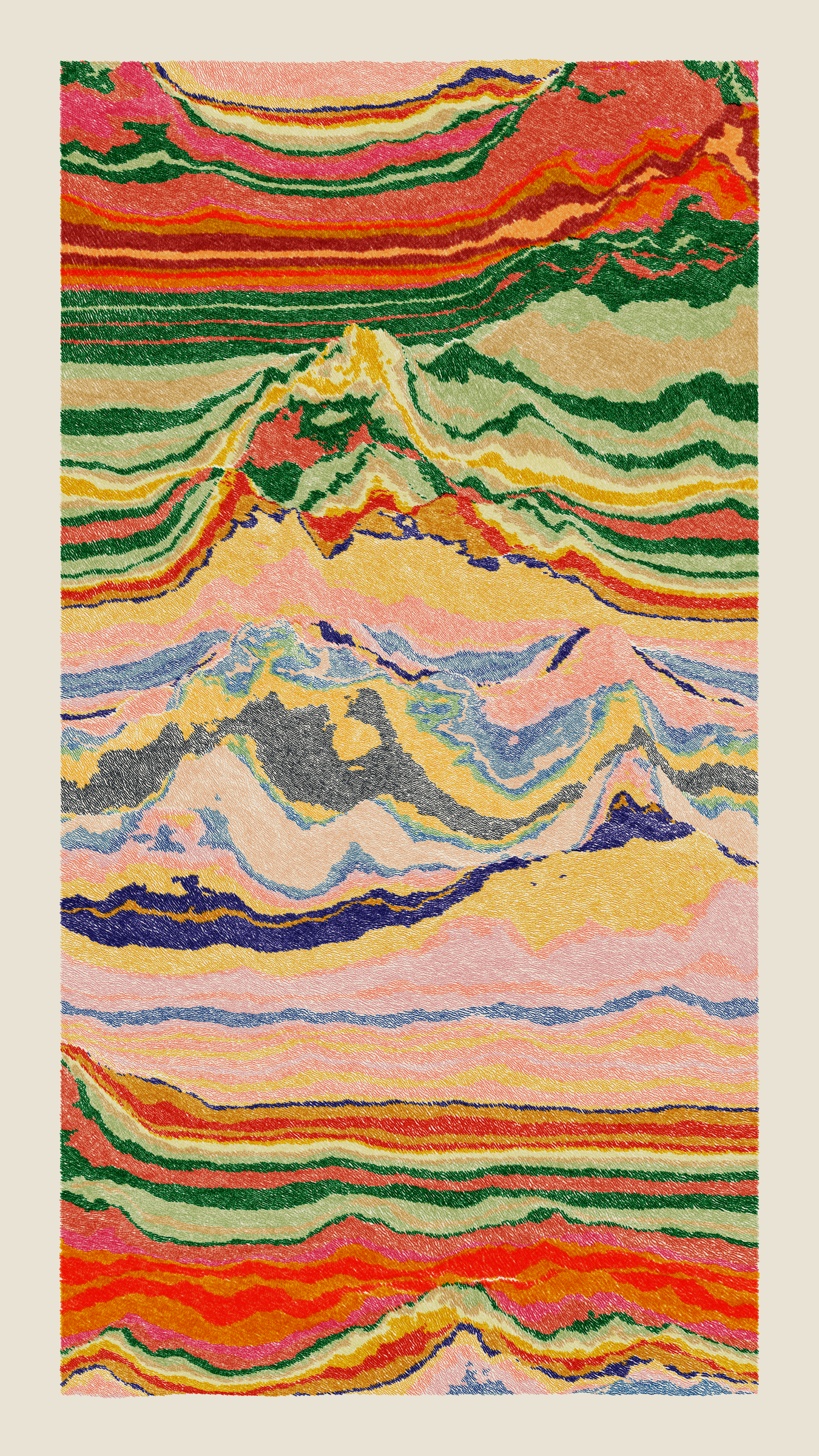 Art Blocks - Art Blocks v2 - Meridian #194 - NFT # 163000194