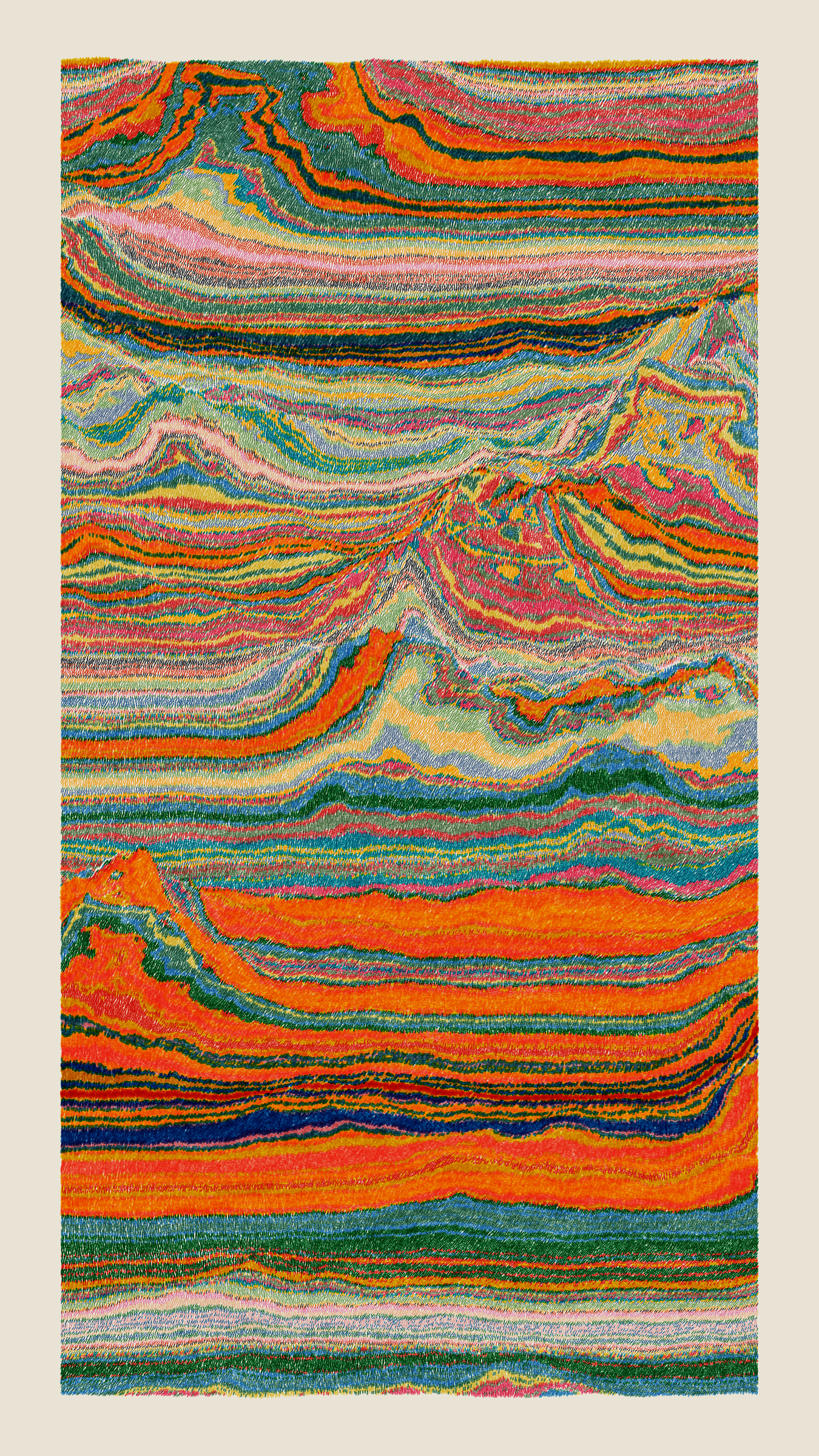 Art Blocks - Art Blocks v2 - Meridian #202 - NFT # 163000202