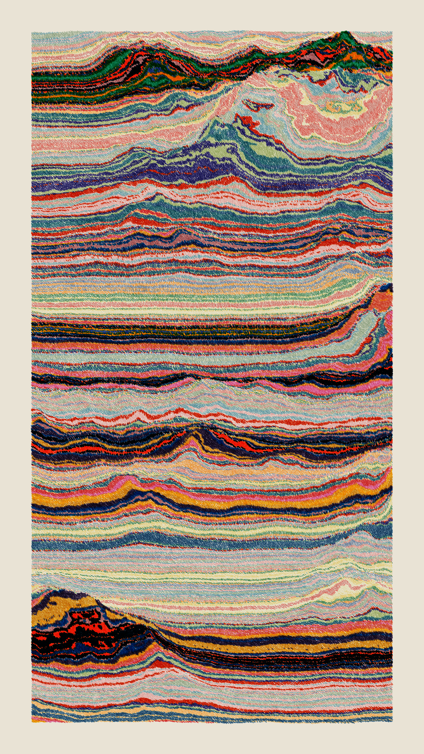 Art Blocks - Art Blocks v2 - Meridian #215 - NFT # 163000215