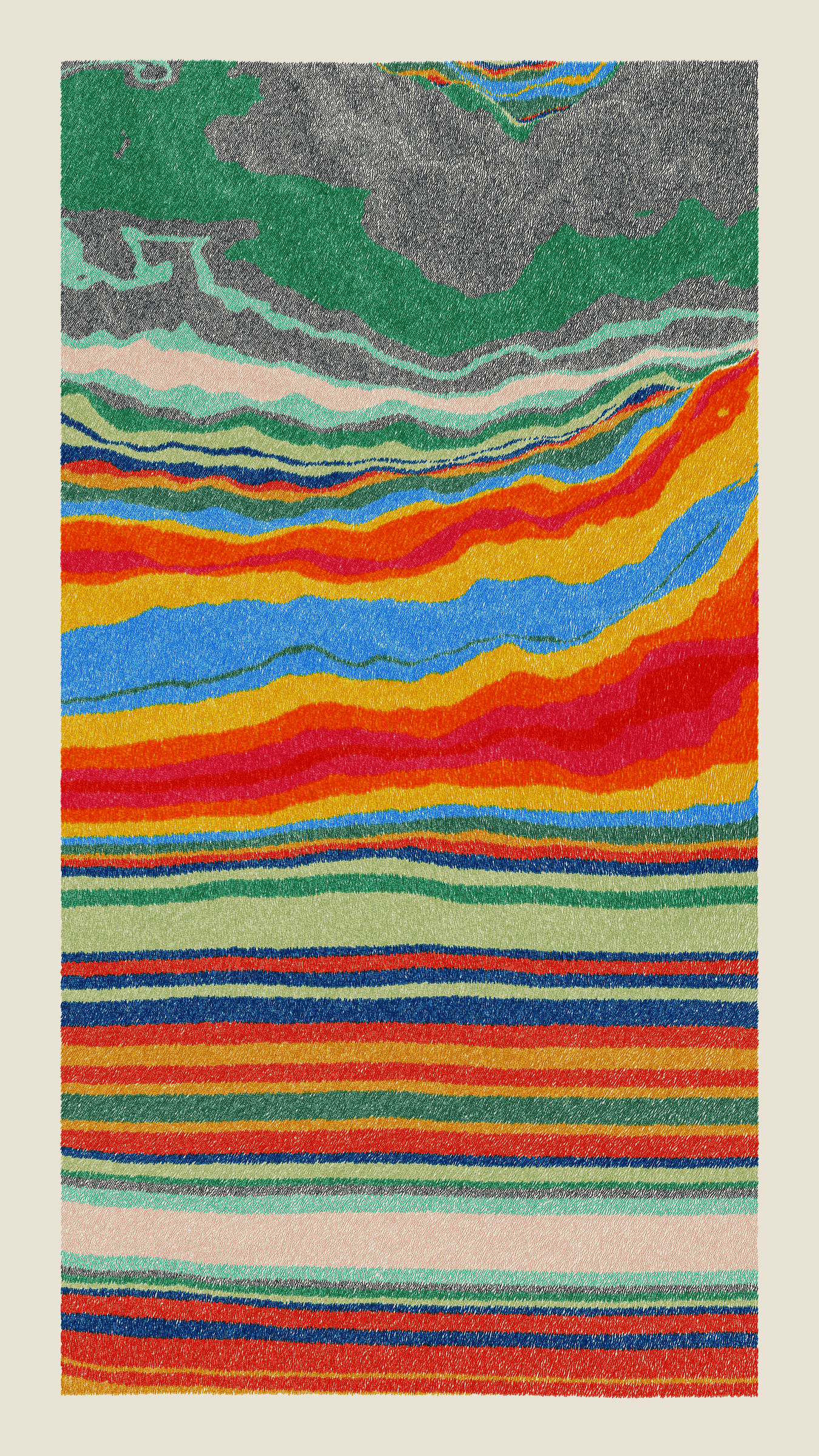 Art Blocks - Art Blocks v2 - Meridian #264 - NFT # 163000264