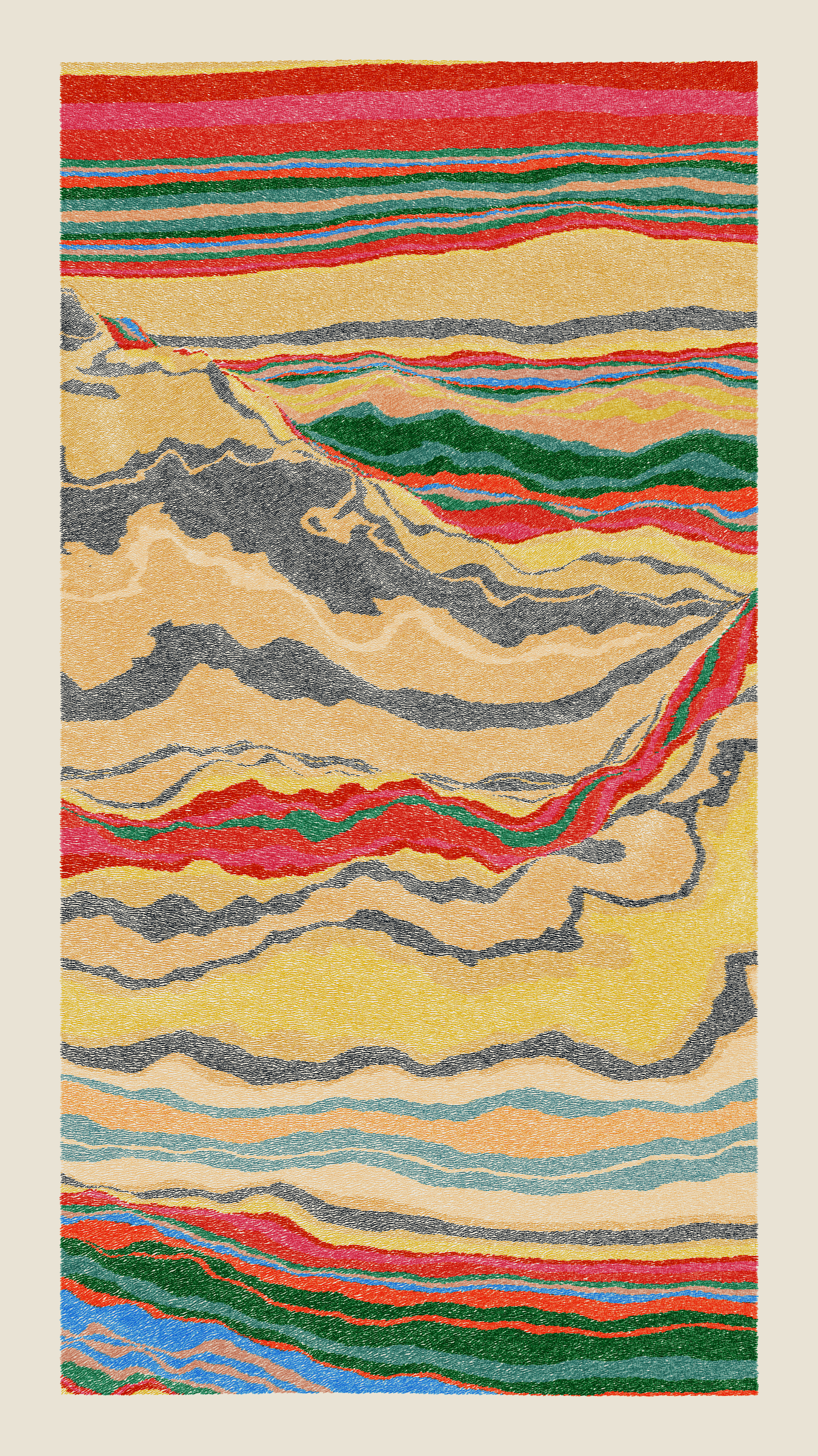 Art Blocks - Art Blocks v2 - Meridian #279 - NFT # 163000279