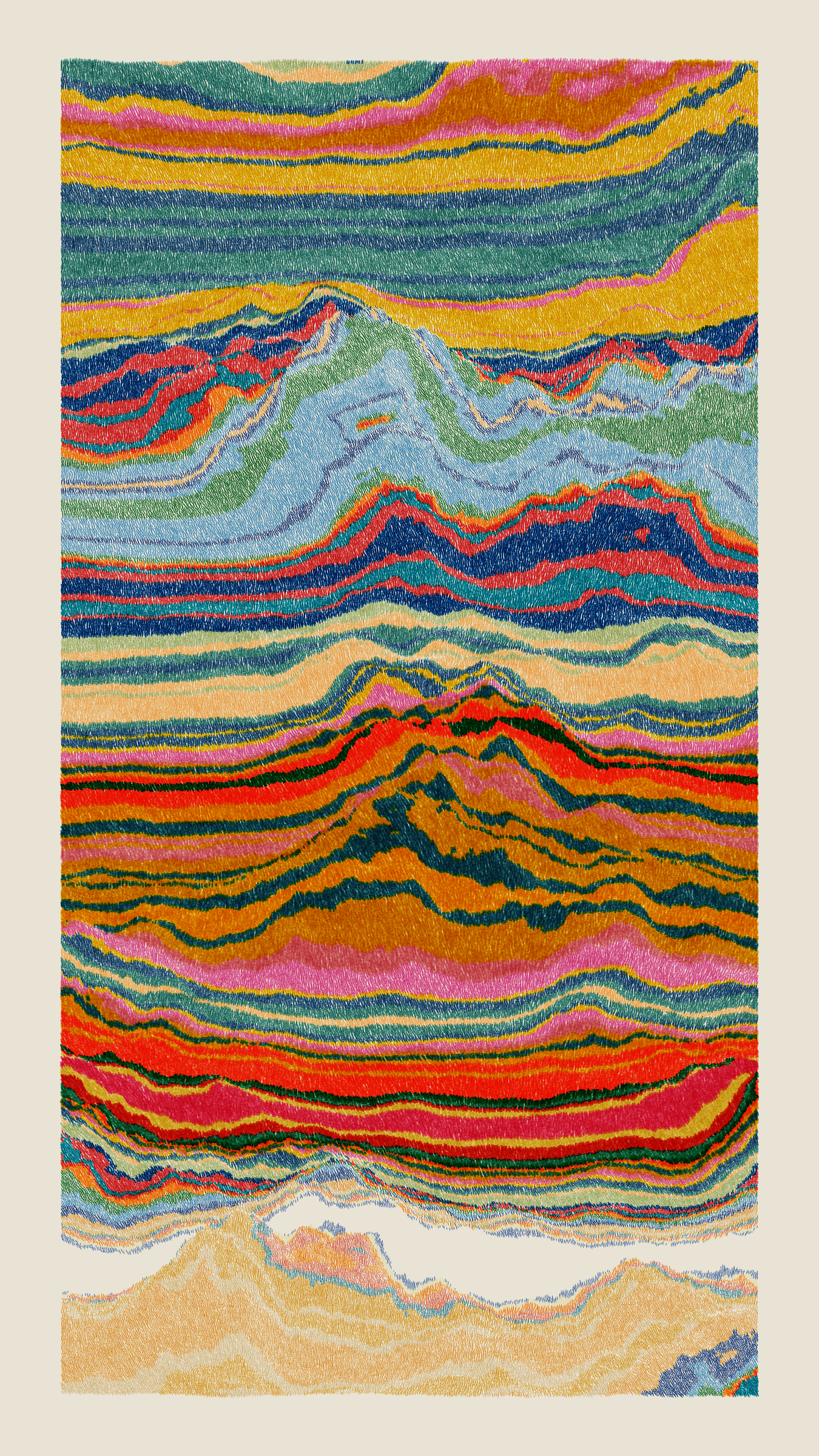 Art Blocks - Art Blocks v2 - Meridian #319 - NFT # 163000319