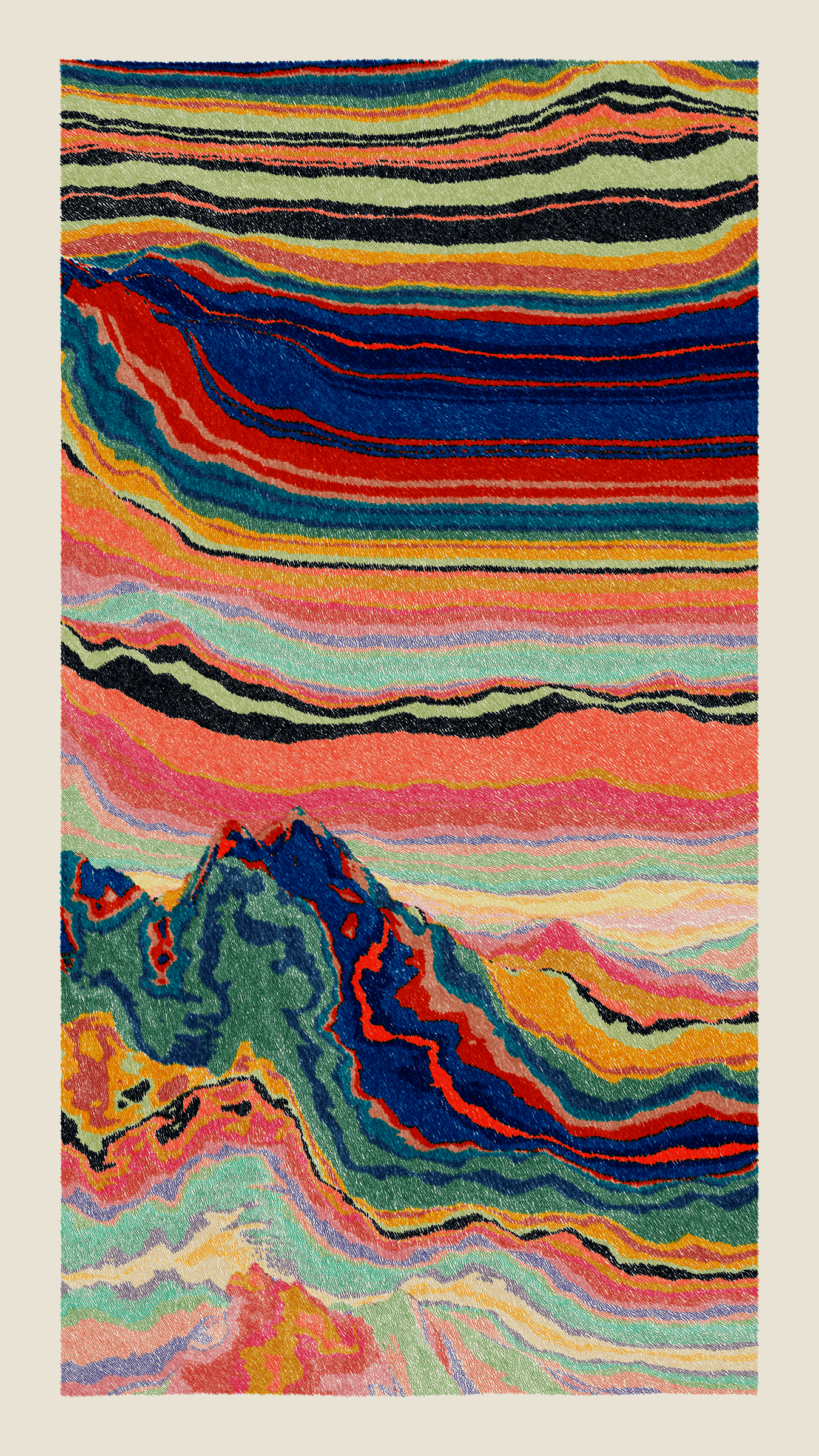 Art Blocks - Art Blocks v2 - Meridian #331 - NFT # 163000331