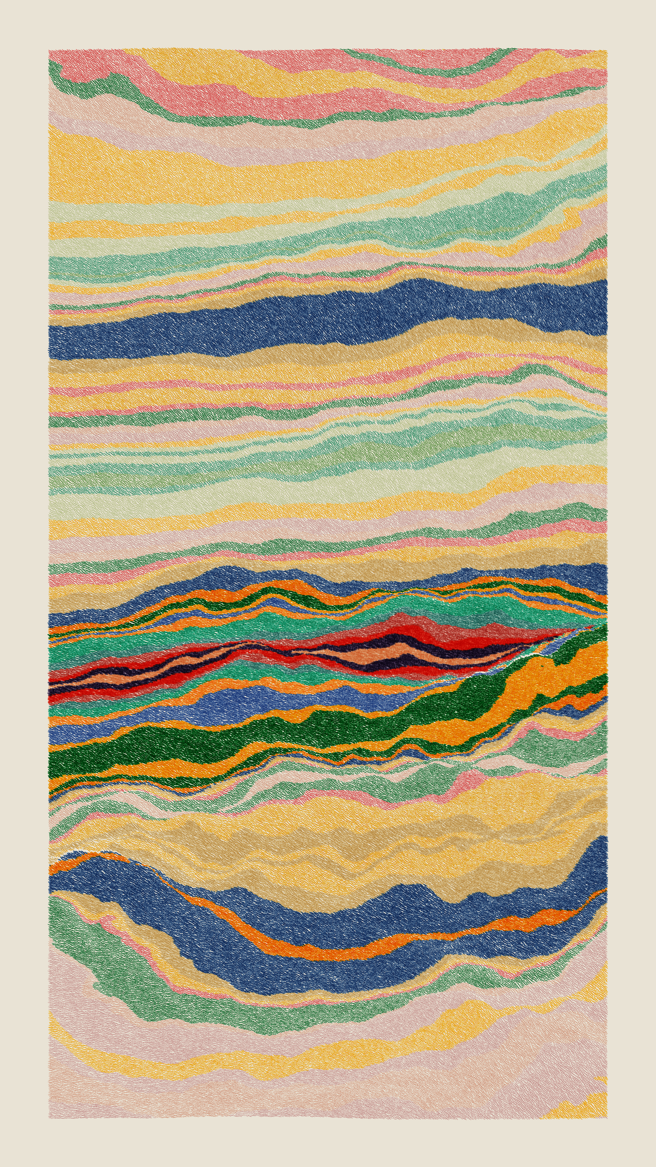 Art Blocks - Art Blocks v2 - Meridian #345 - NFT # 163000345