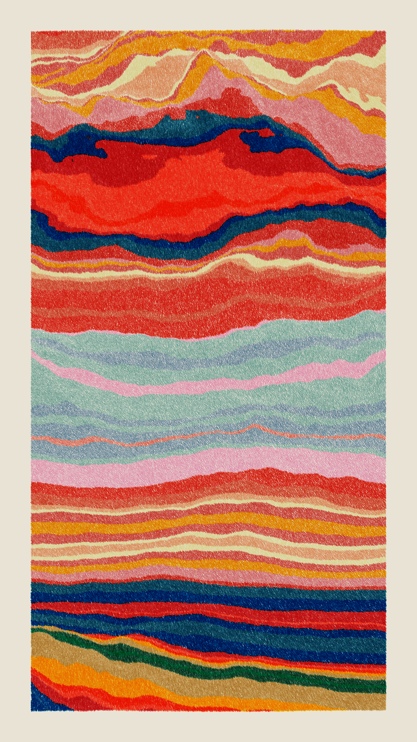 Art Blocks - Art Blocks v2 - Meridian #347 - NFT # 163000347