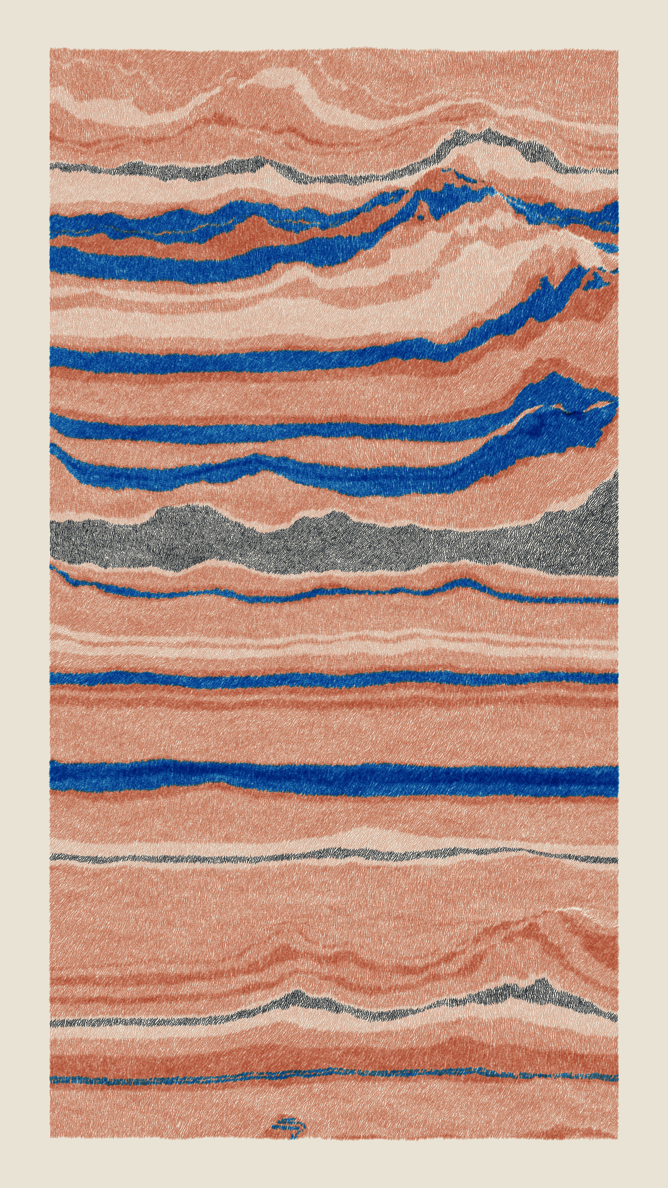 Art Blocks - Art Blocks v2 - Meridian #348 - NFT # 163000348