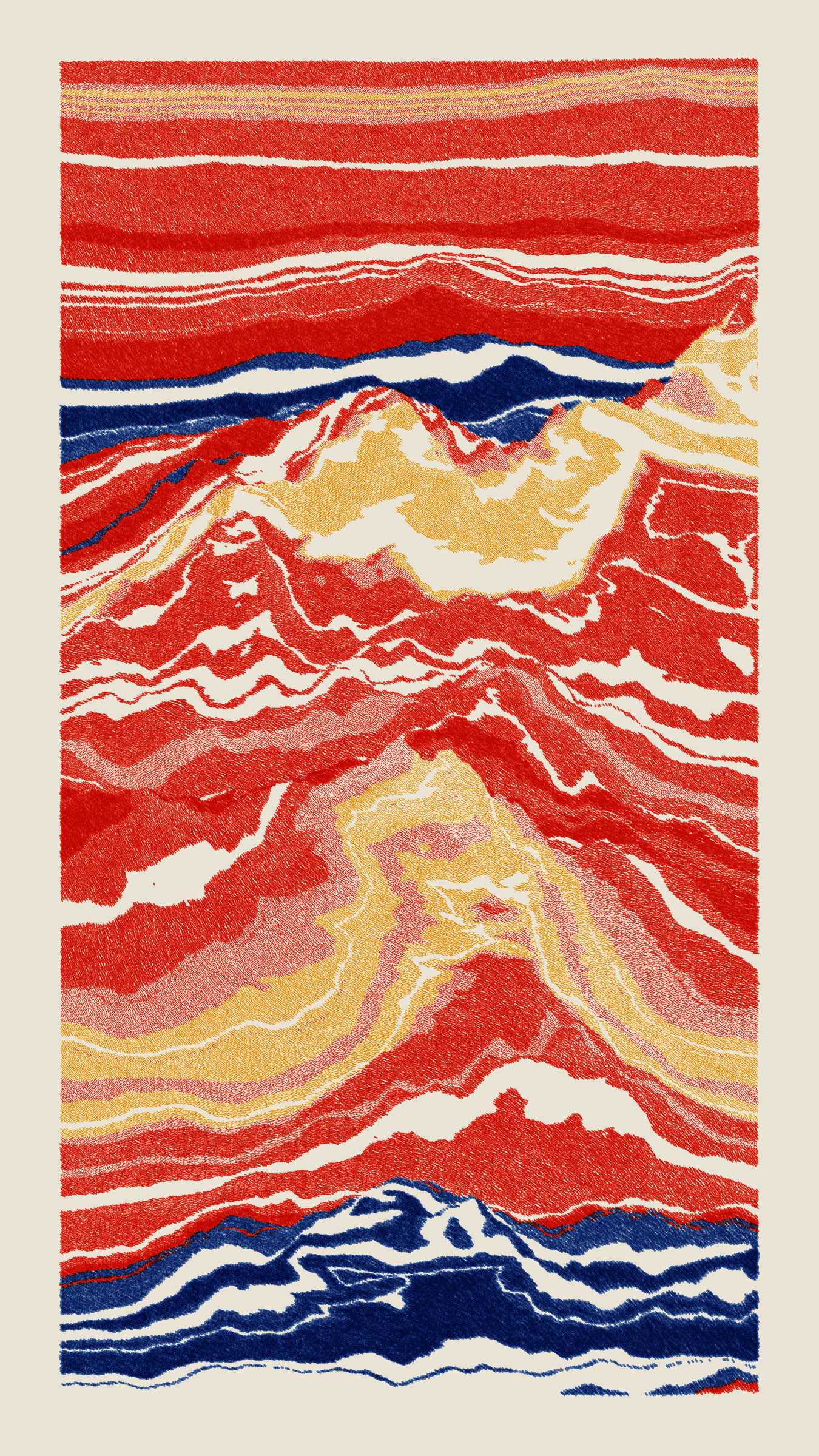 Art Blocks - Art Blocks v2 - Meridian #349 - NFT # 163000349