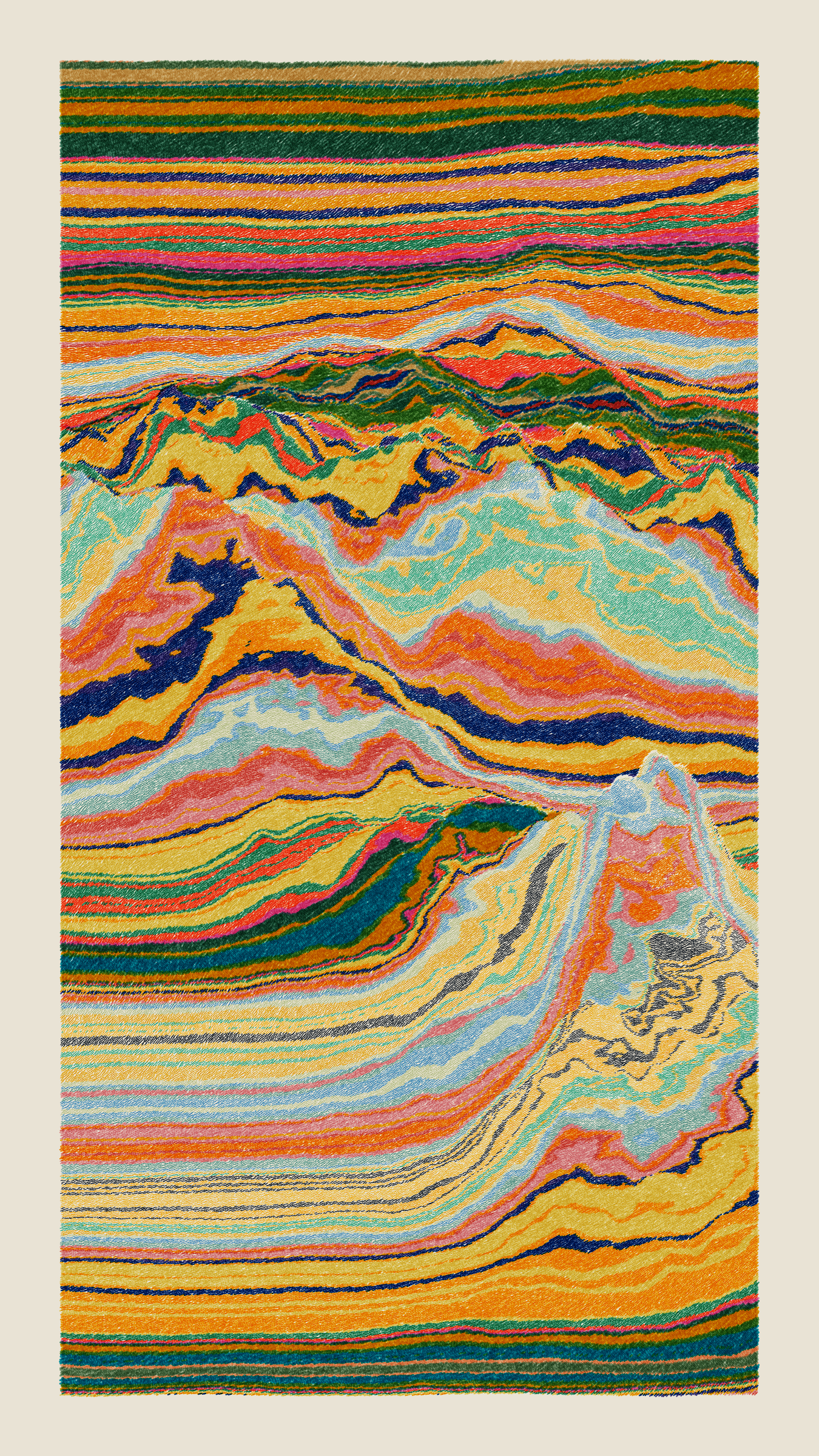 Art Blocks - Art Blocks v2 - Meridian #376 - NFT # 163000376