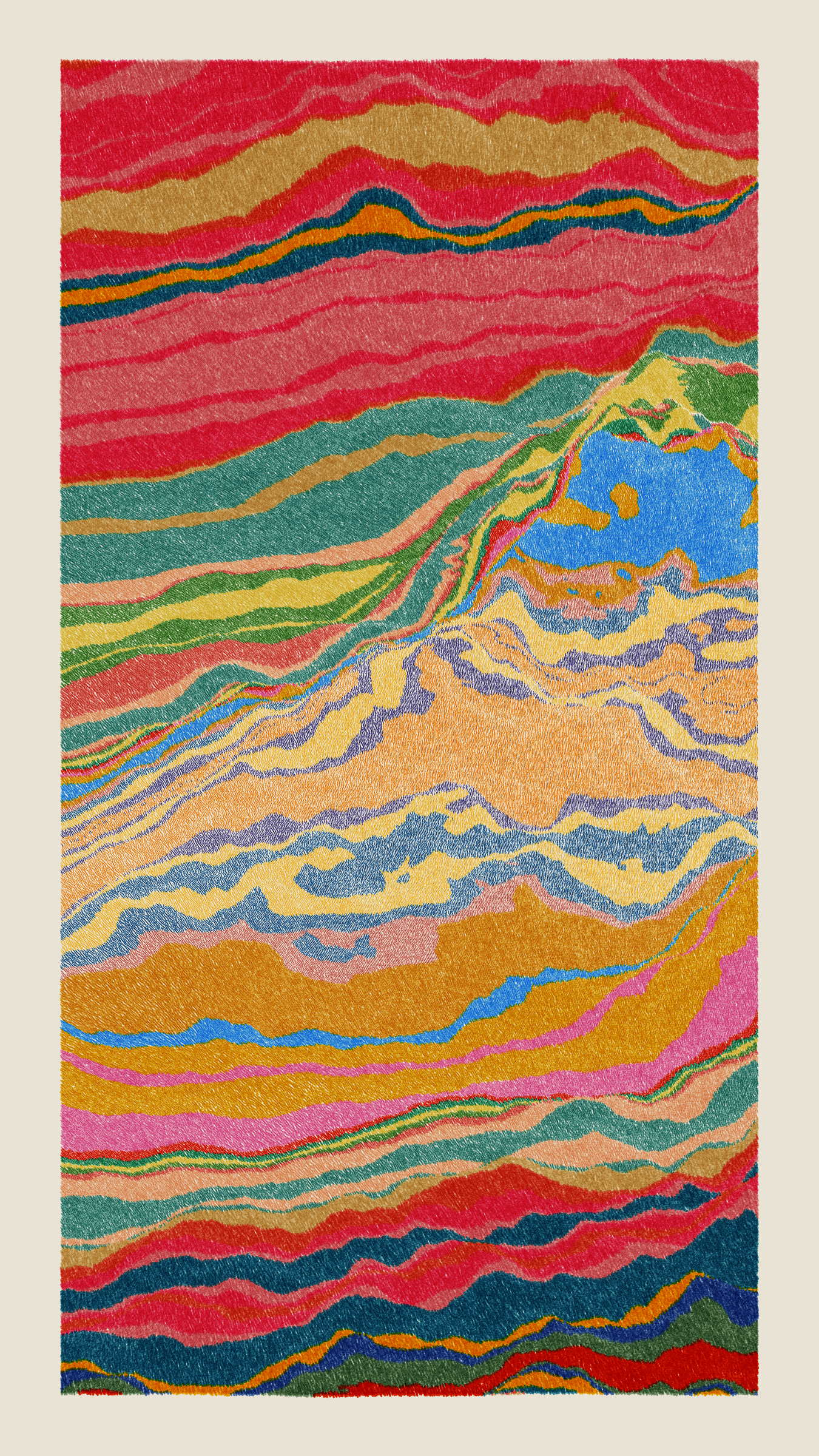 Art Blocks - Art Blocks v2 - Meridian #380 - NFT # 163000380