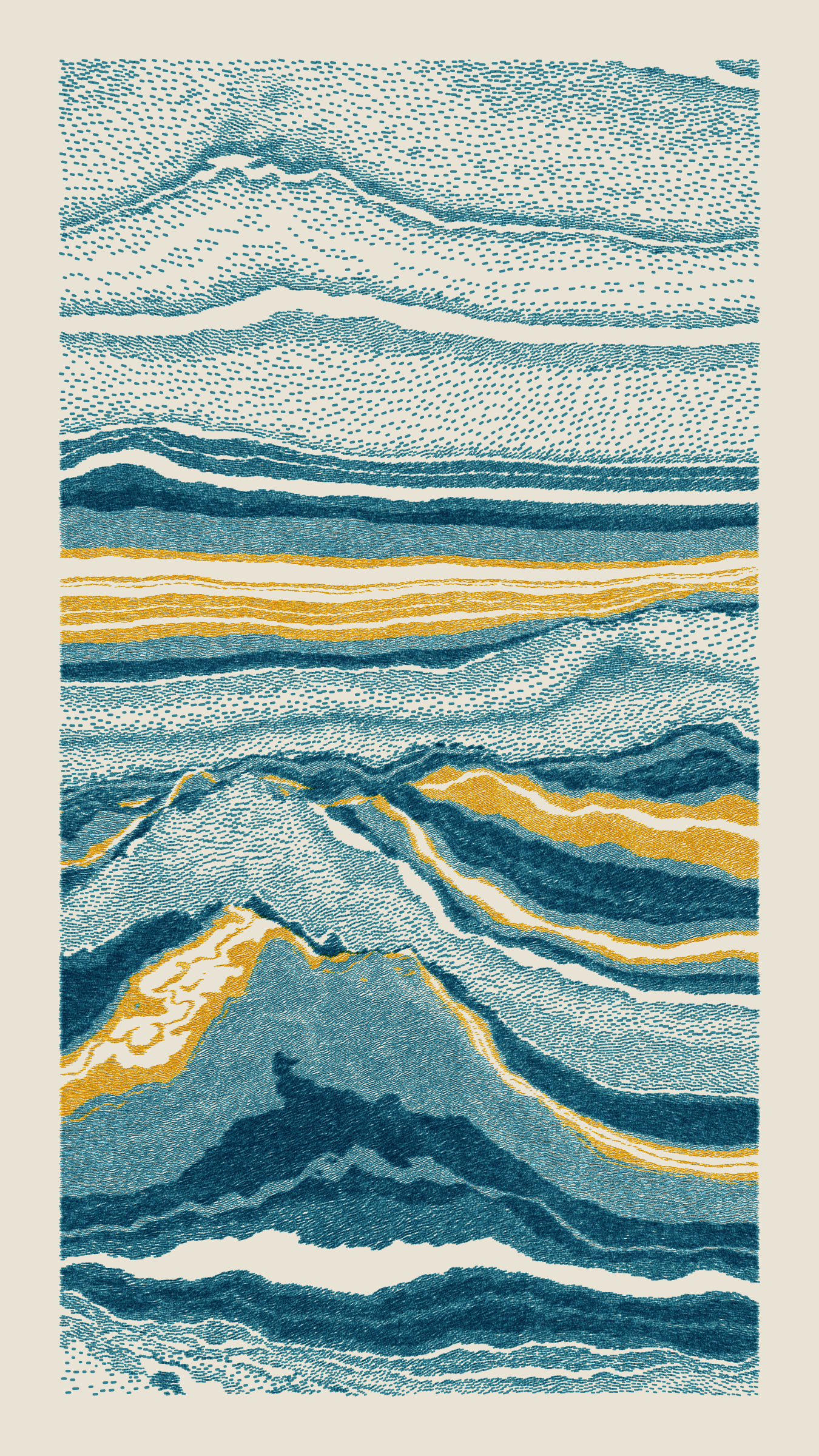 Art Blocks - Art Blocks v2 - Meridian #385 - NFT # 163000385