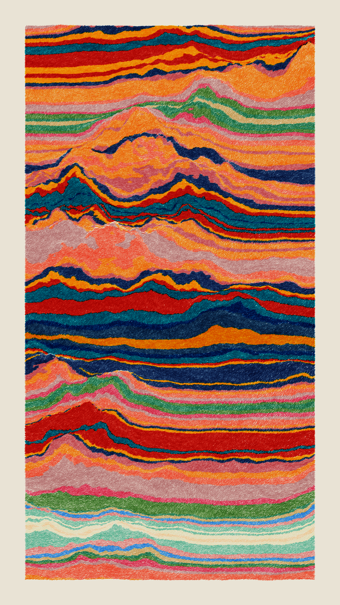 Art Blocks - Art Blocks v2 - Meridian #401 - NFT # 163000401