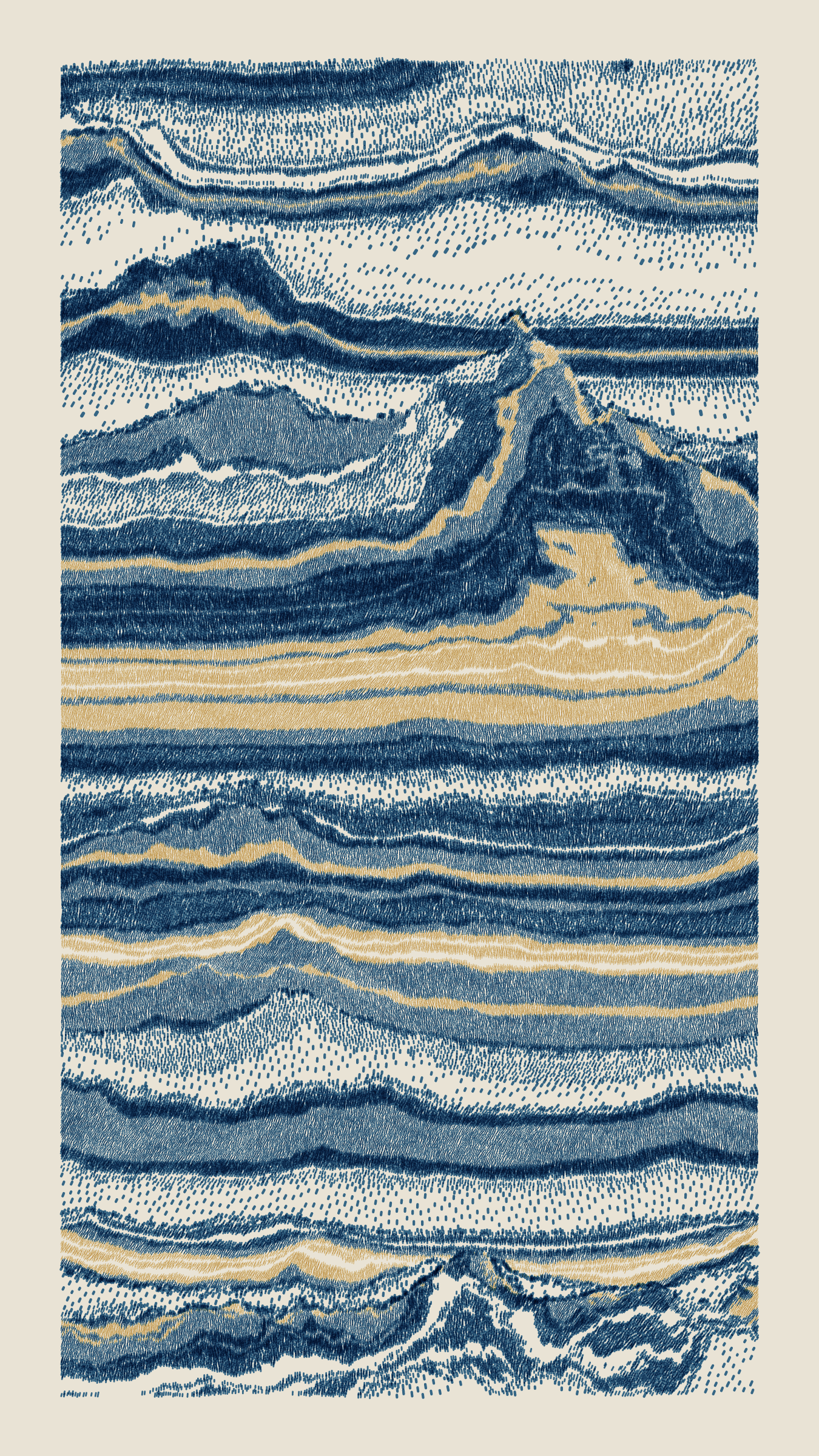 Art Blocks - Art Blocks v2 - Meridian #410 - NFT # 163000410